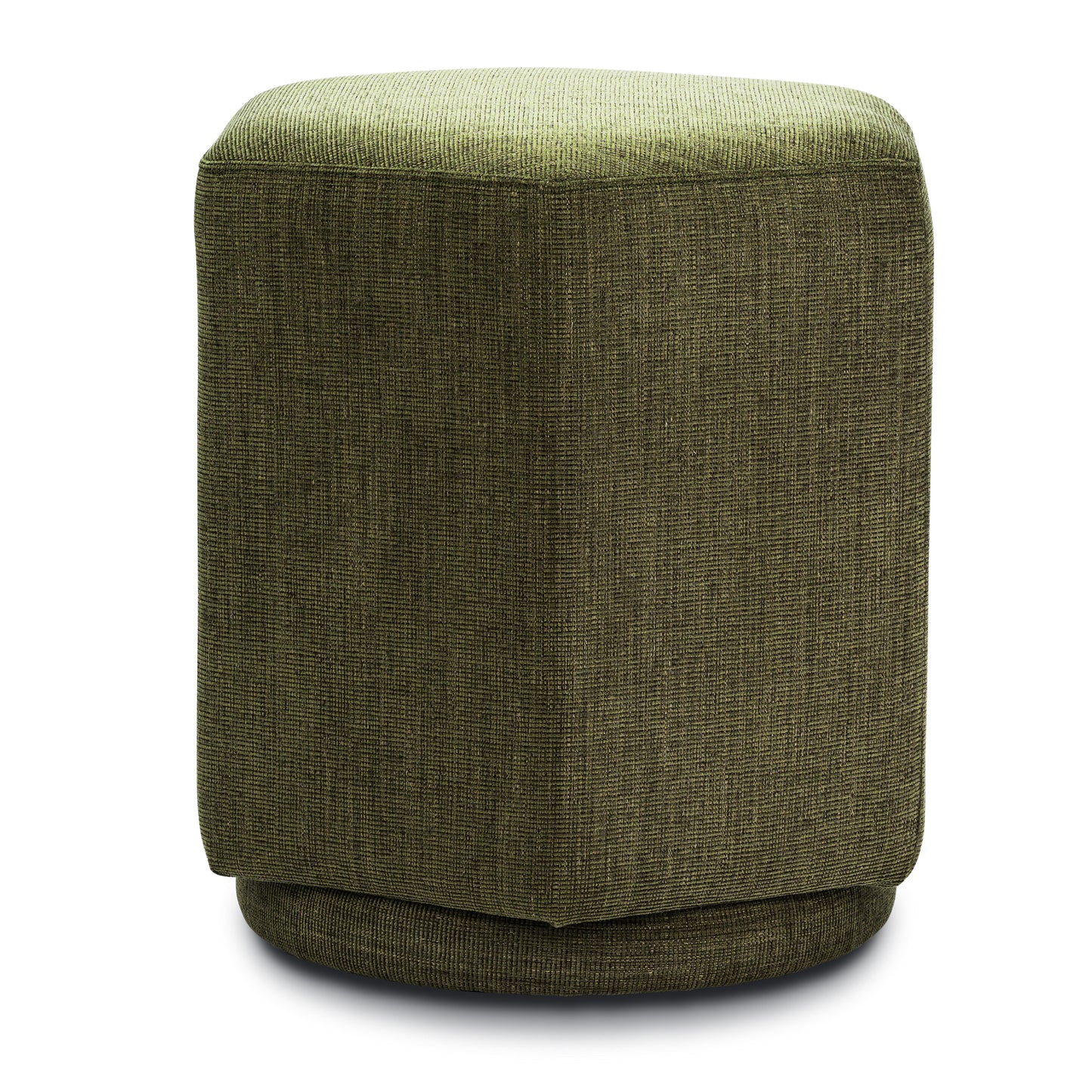 Hexad Ottoman | Moss Green