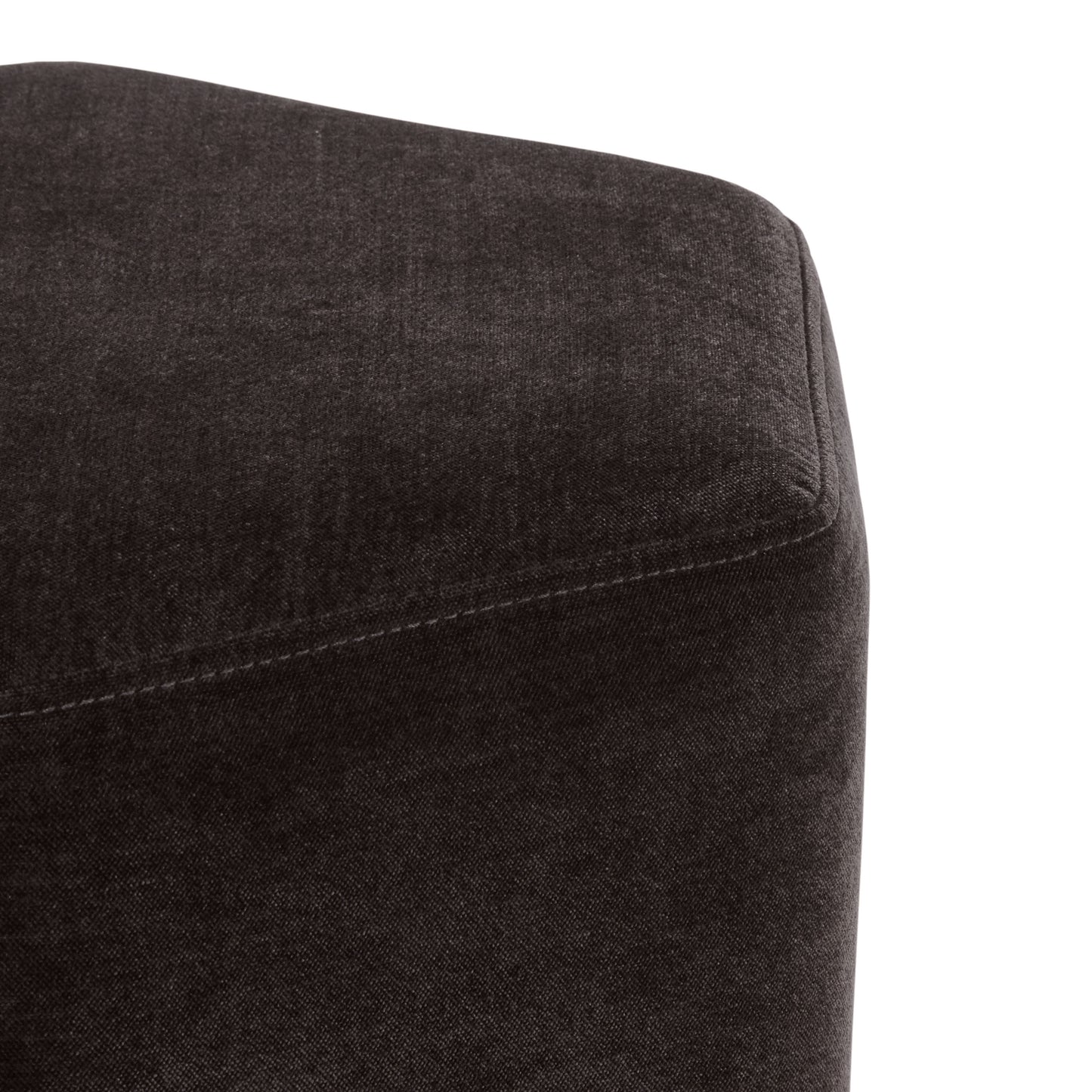 Hexad Ottoman | Ganache Brown