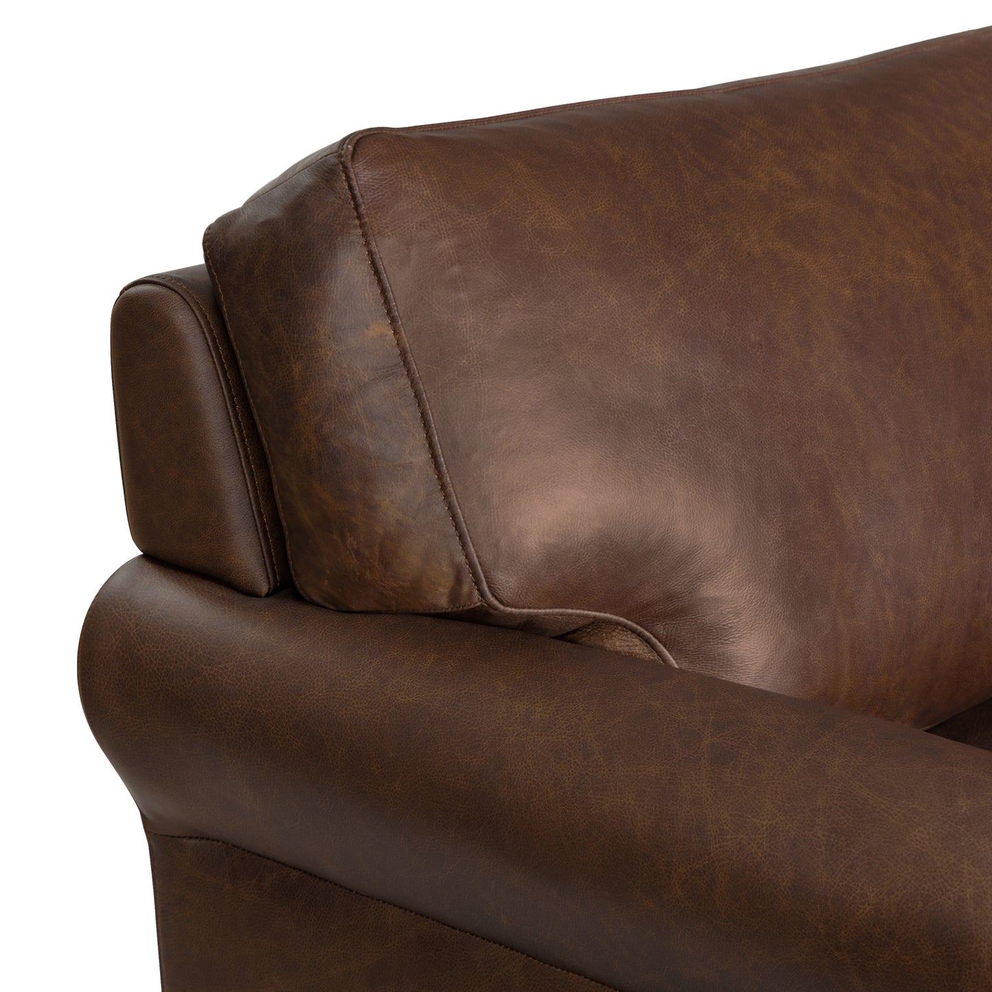 Bristol 90" Leather Sofa | Bridle Brown