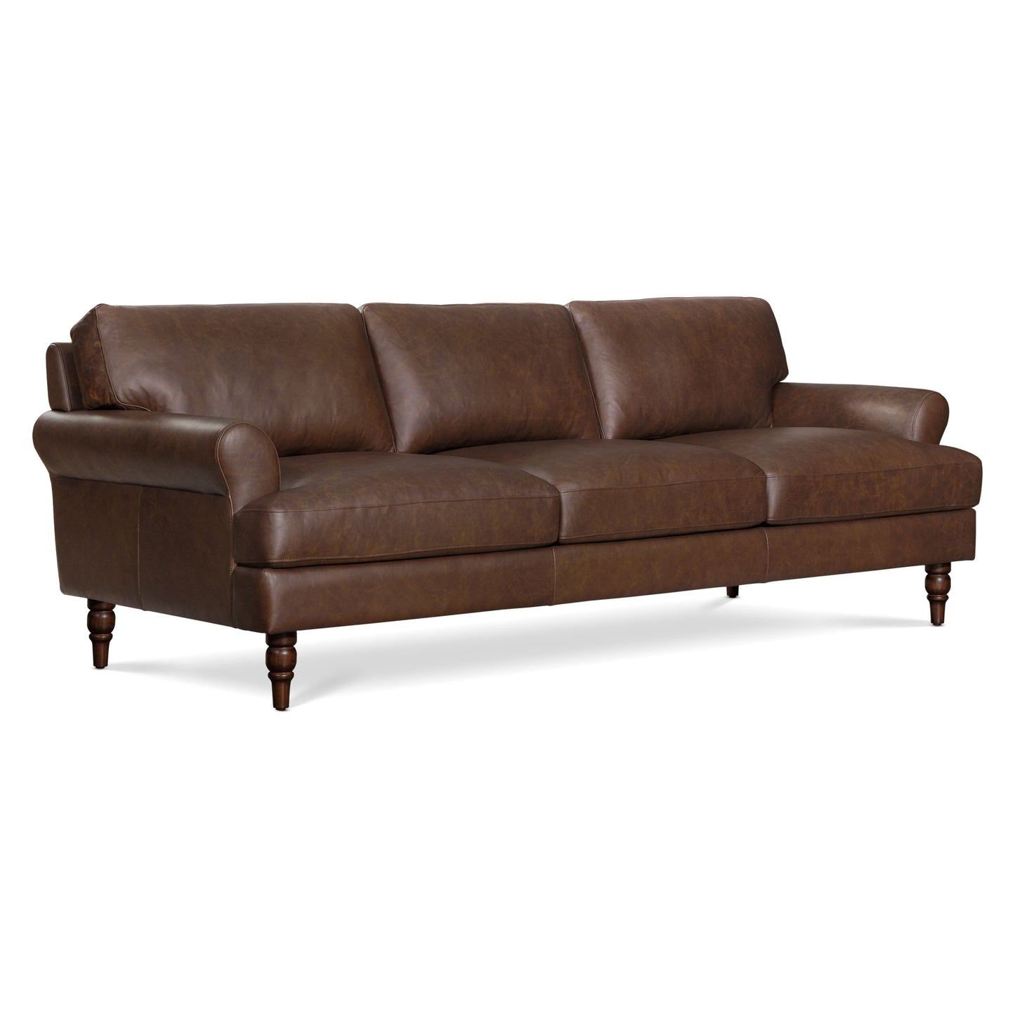 Bristol 90" Leather Sofa | Bridle Brown