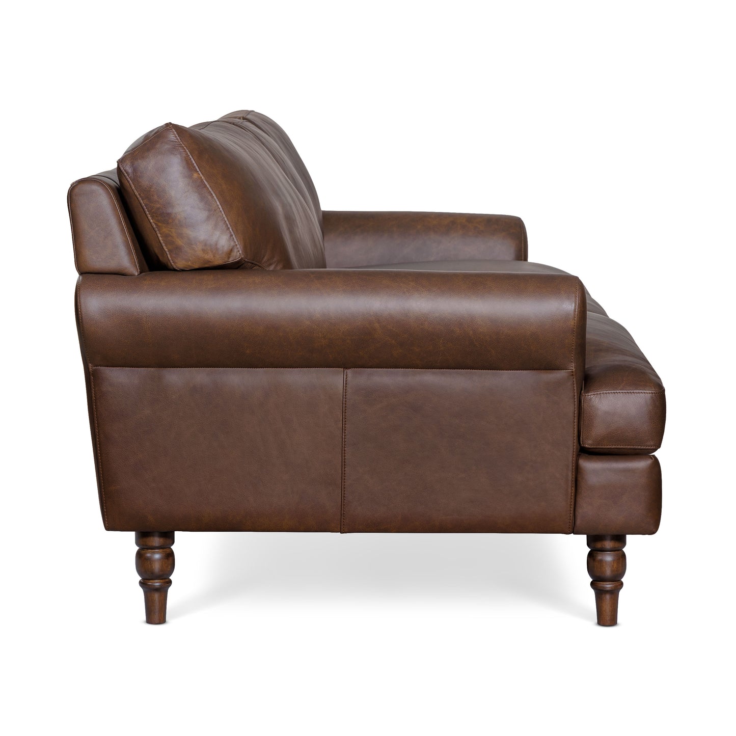 Bristol 90" Leather Sofa | Bridle Brown
