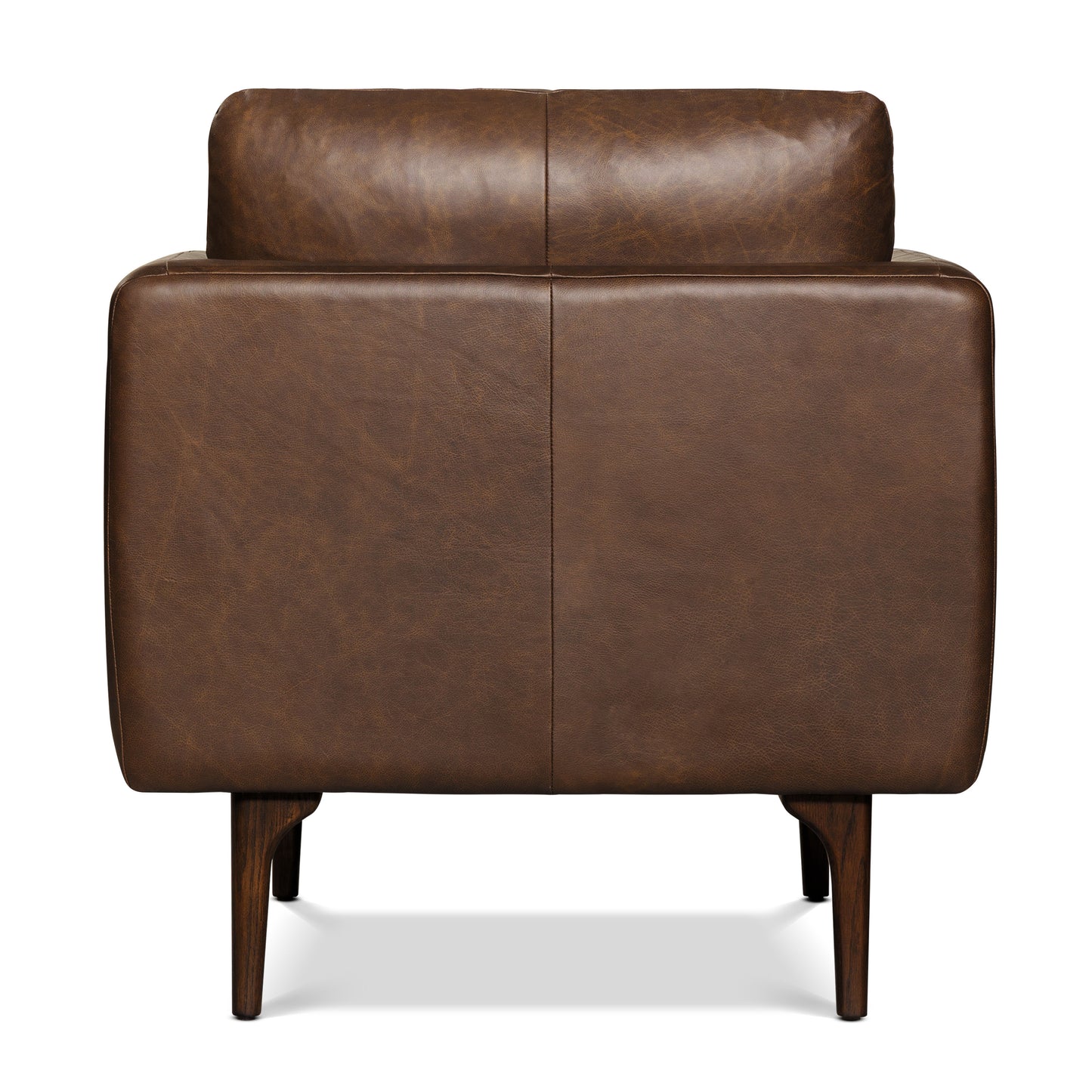 Bosco Leather Lounge Chair | Bridle Brown