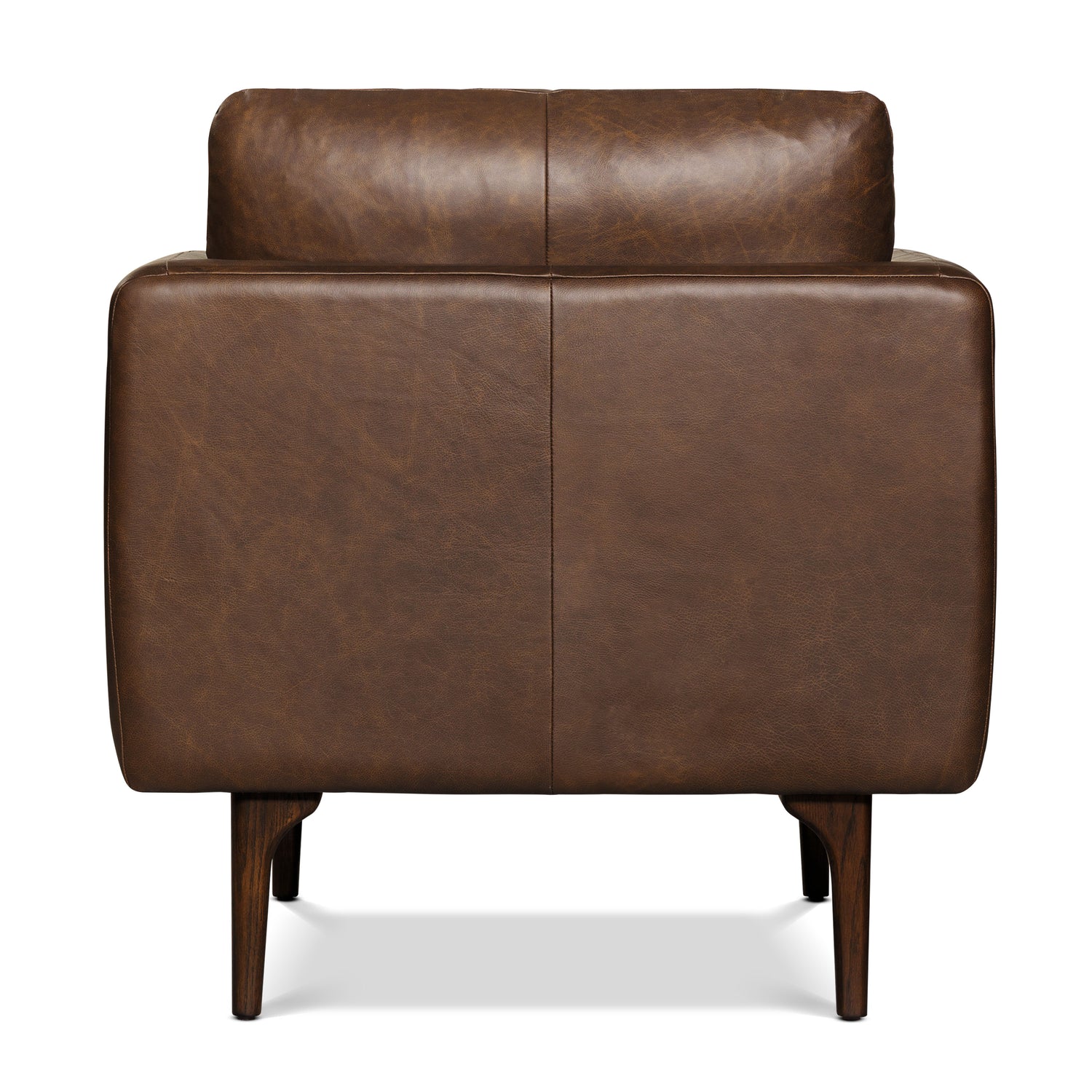 Bosco Leather Lounge Chair | Bridle Brown 