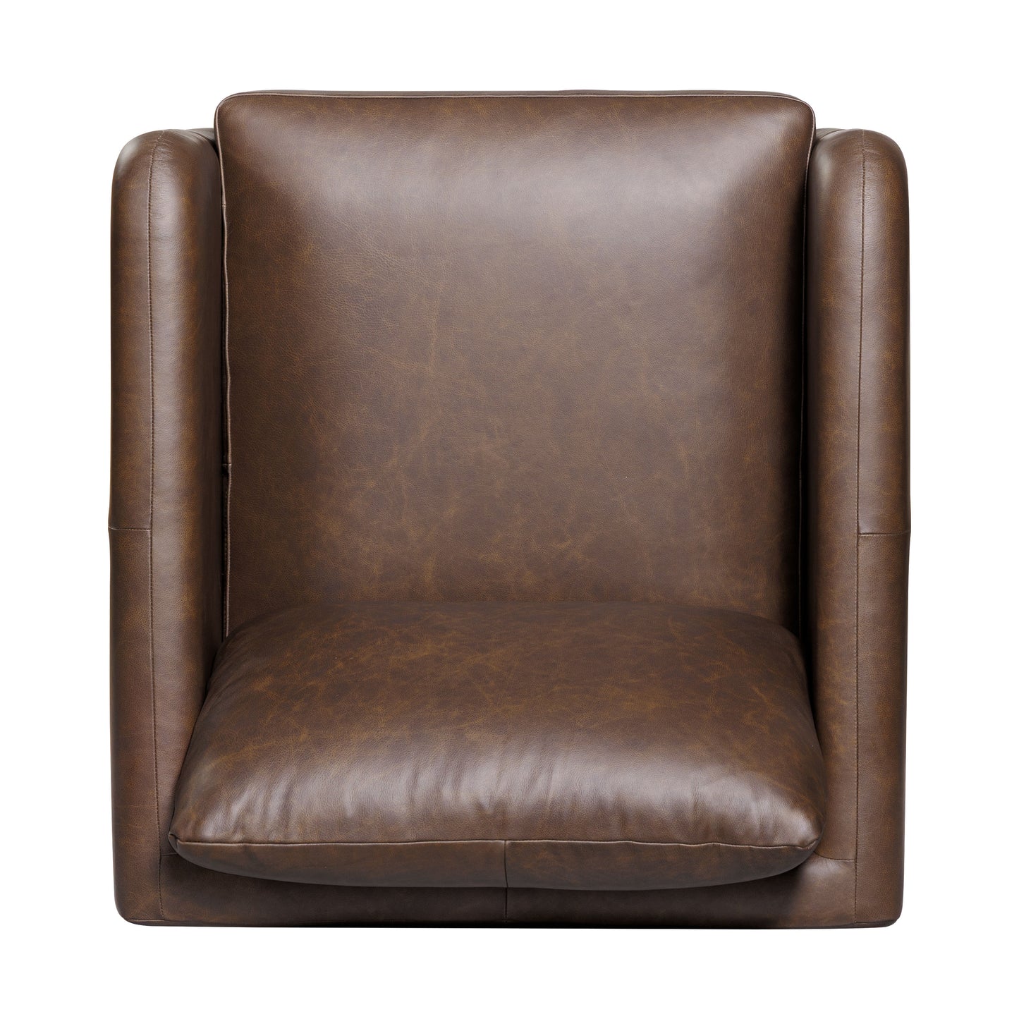 Bosco Leather Lounge Chair | Bridle Brown