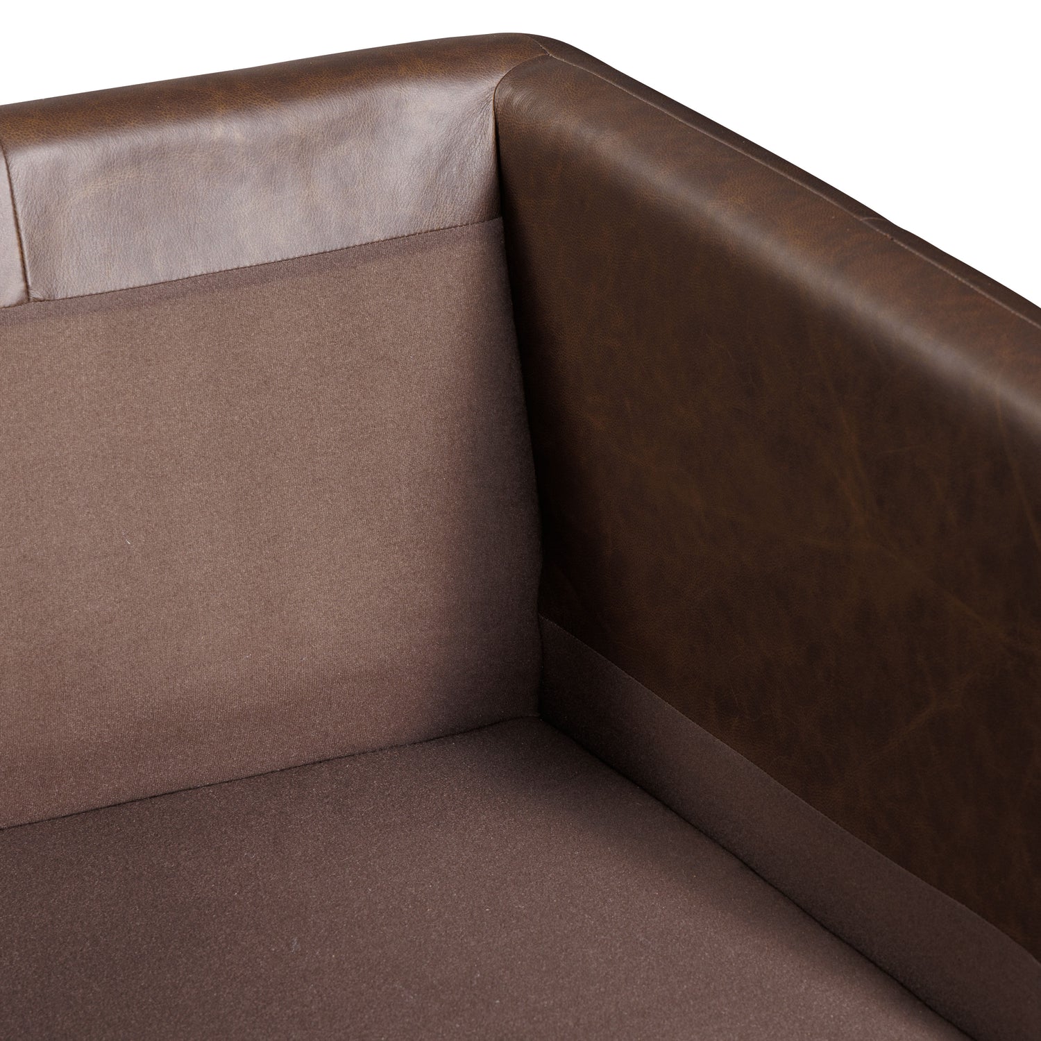Bosco Leather Lounge Chair | Bridle Brown 