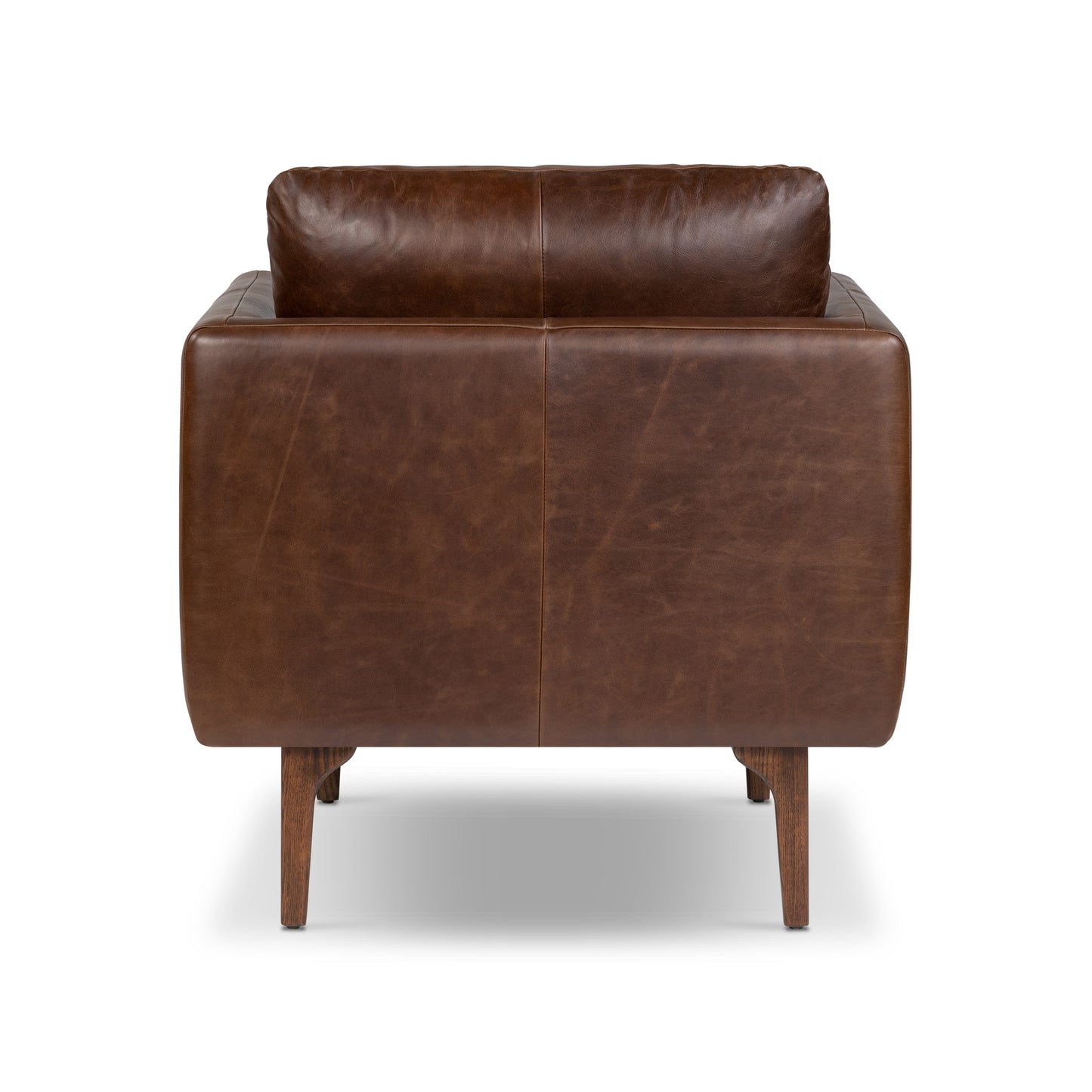 Bosco Leather Lounge Chair | Chocolate Brown