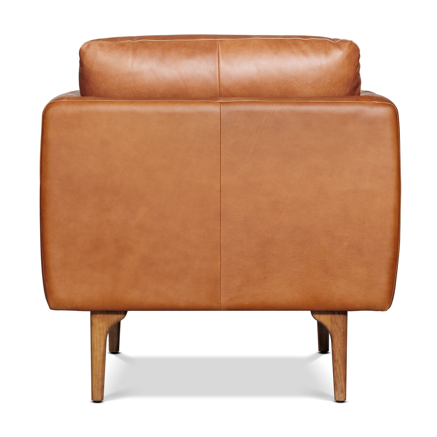 Bosco Leather Lounge Chair | Saddle Tan 