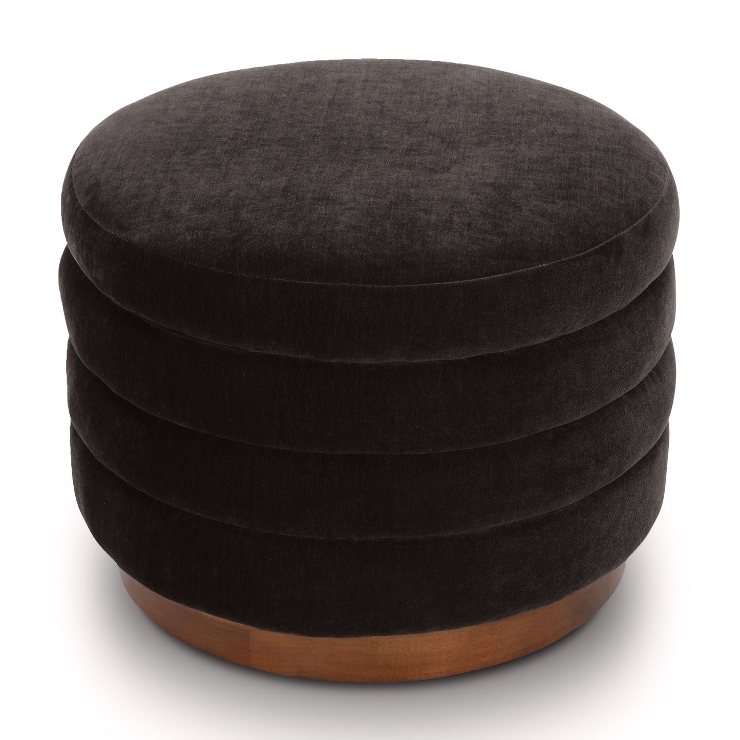 Paros Storage Ottoman | Ganache Brown