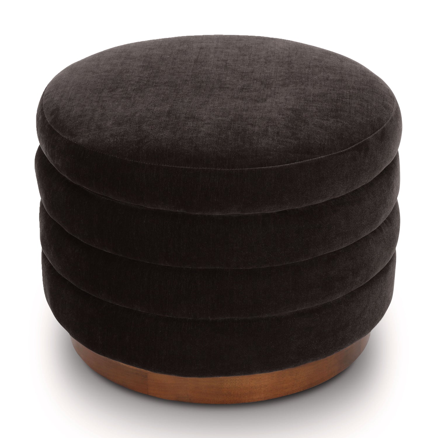 Paros Storage Ottoman | Ganache Brown 