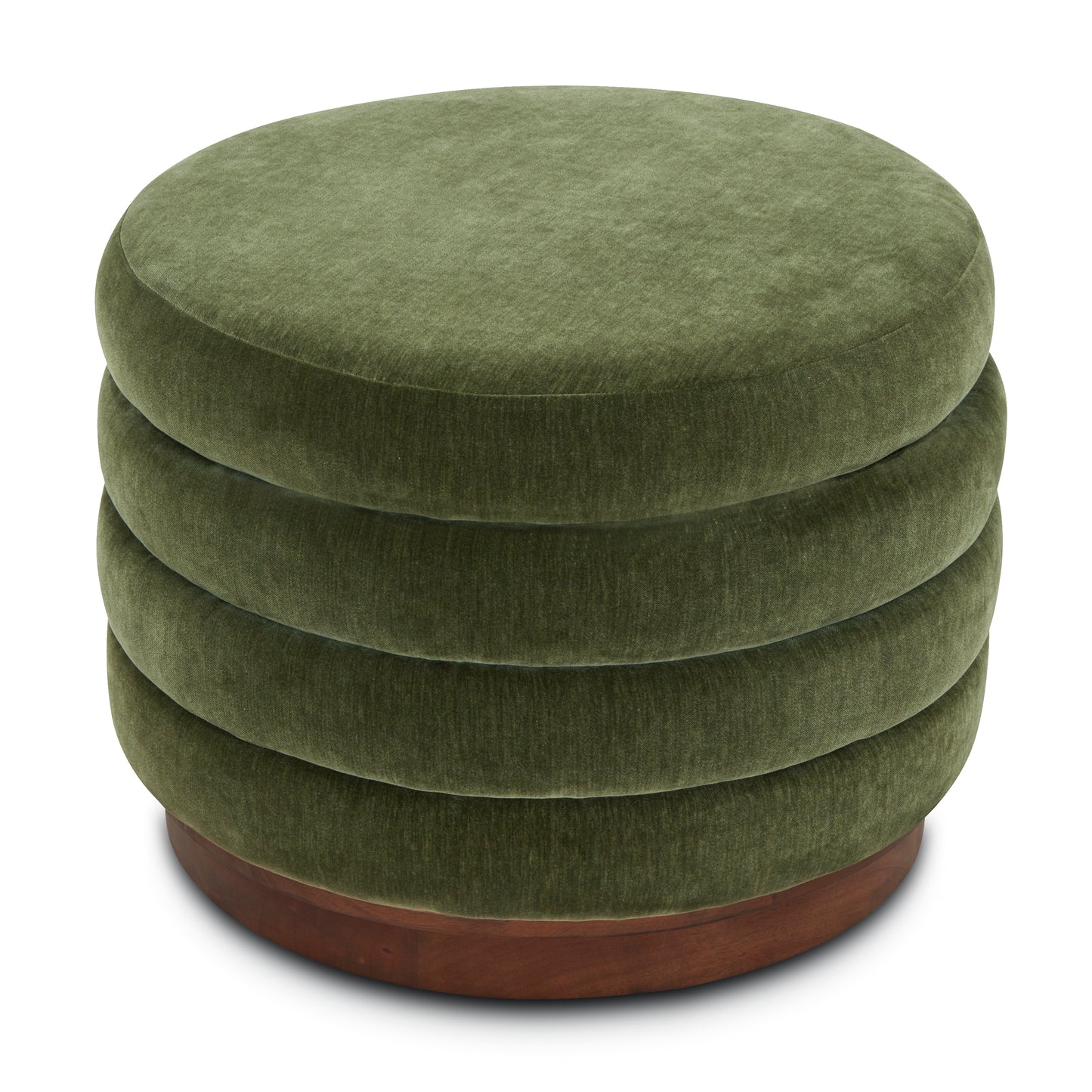 Paros Storage Ottoman | Sagano Green