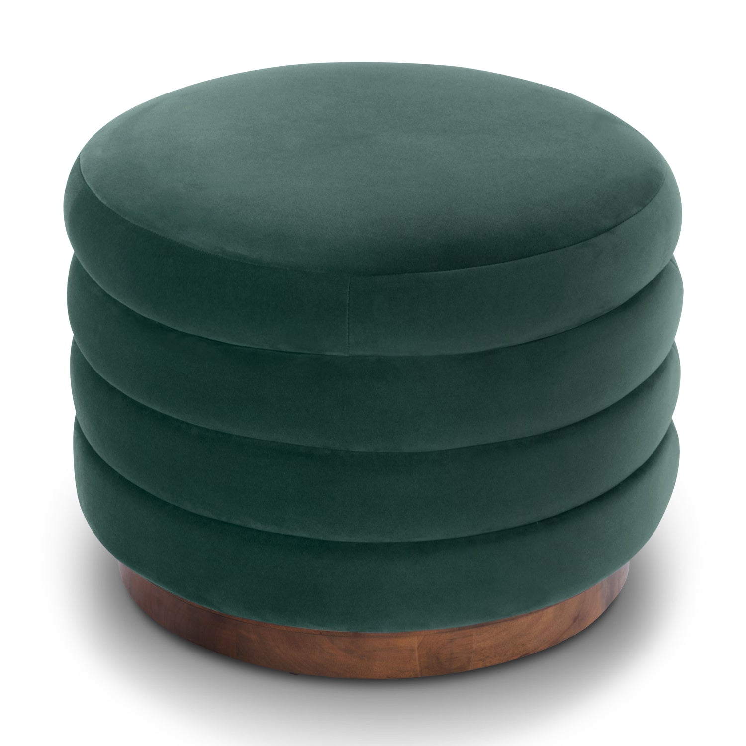 Paros Storage Ottoman | Shadow Teal 