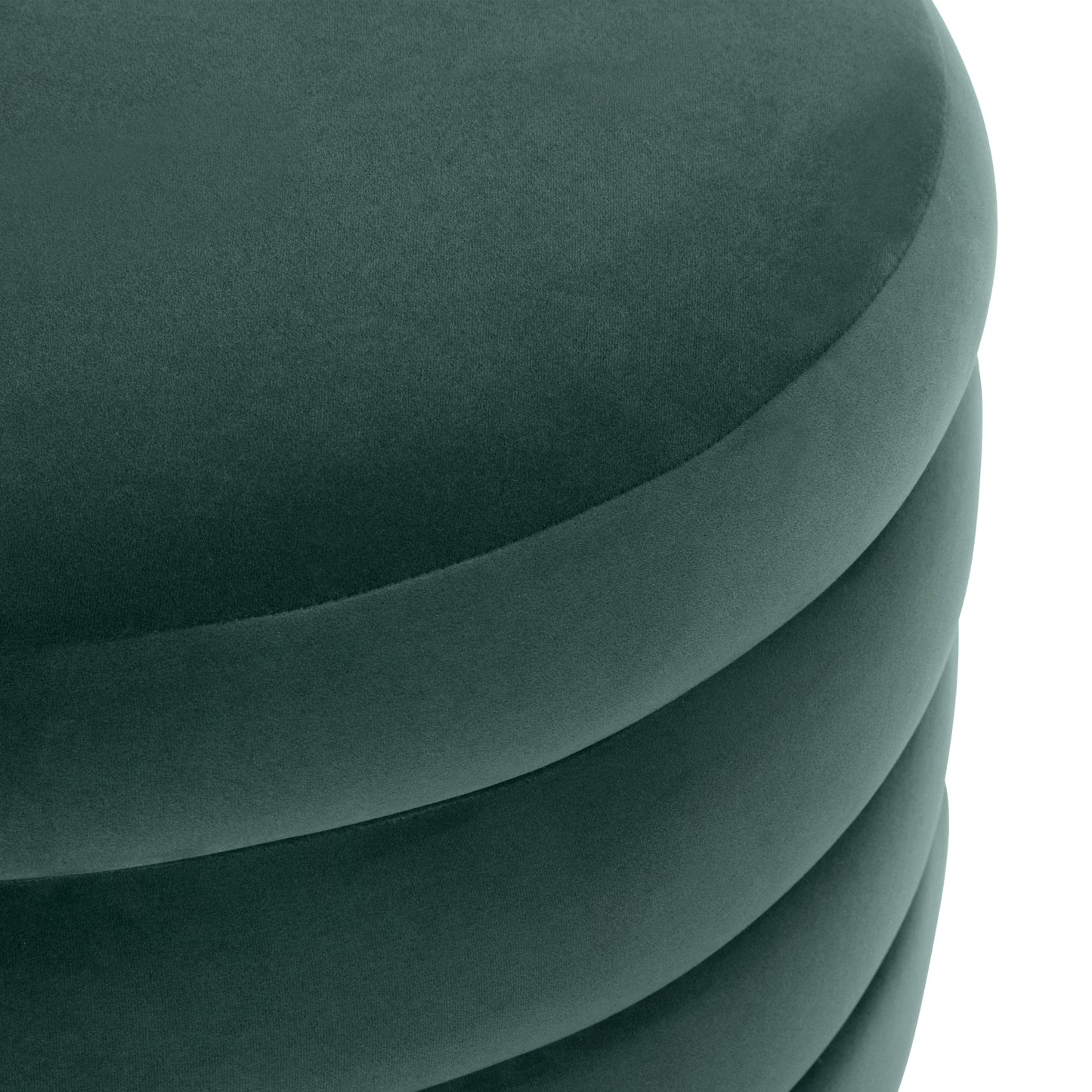 Paros Storage Ottoman | Shadow Teal