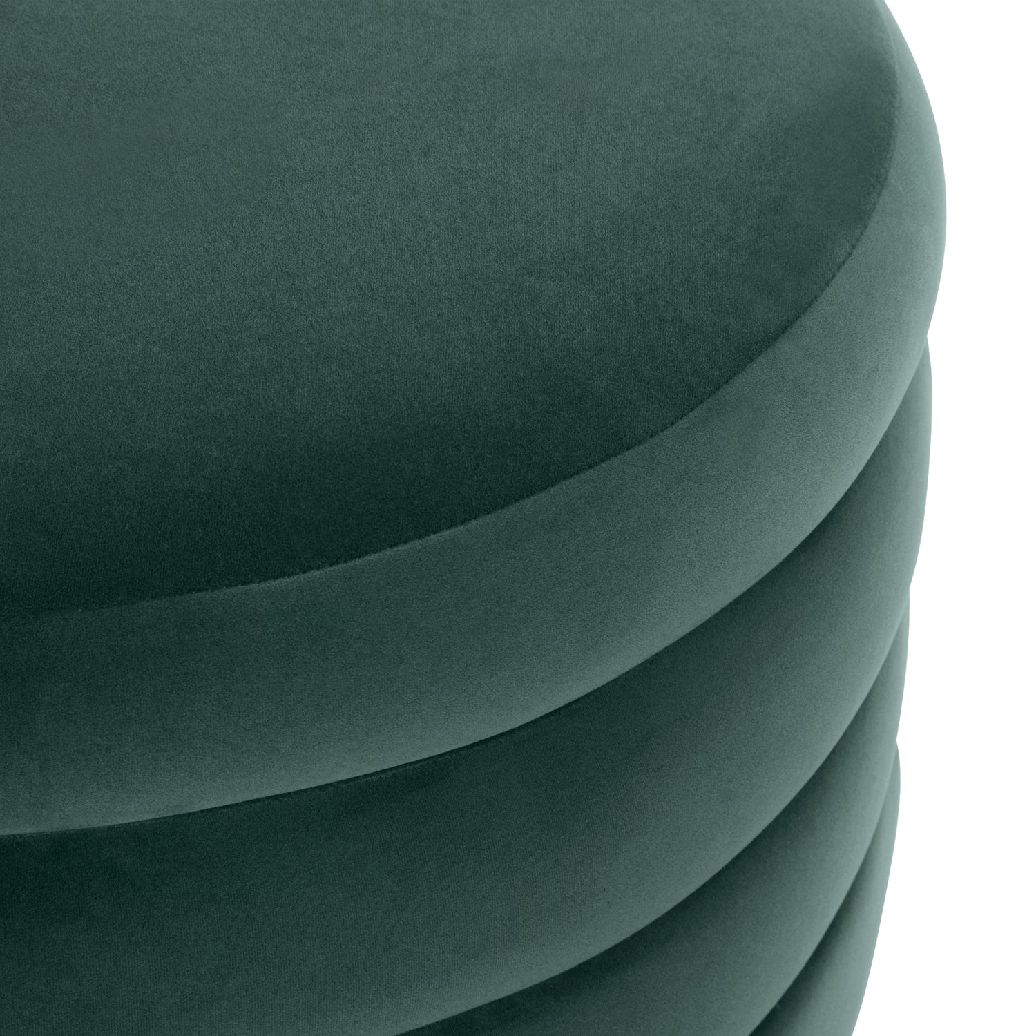 Paros Storage Ottoman | Shadow Teal 