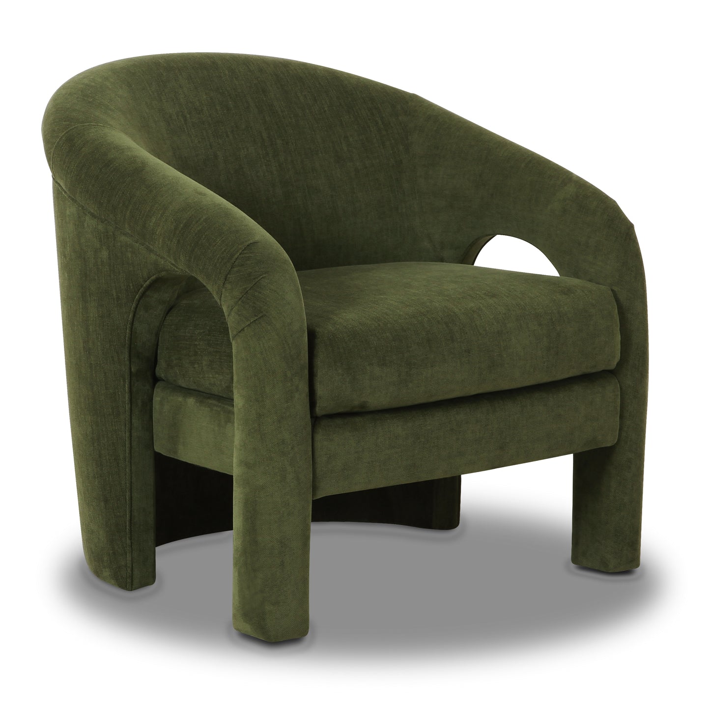 Verona Lounge Chair | Distressed Green