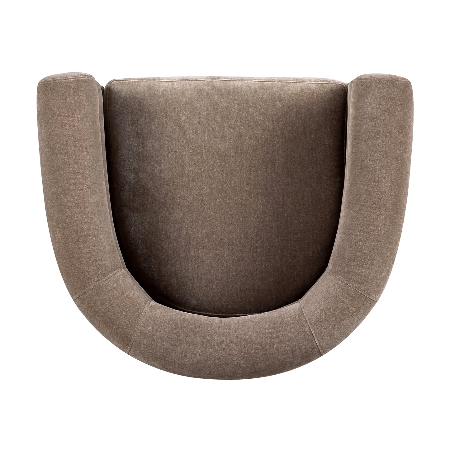 Rome Swivel Lounge Chair | Fawn Brown