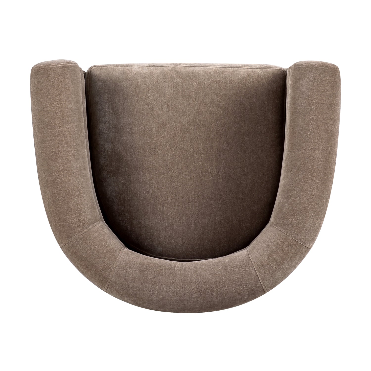 Rome Swivel Lounge Chair | Fawn Brown 