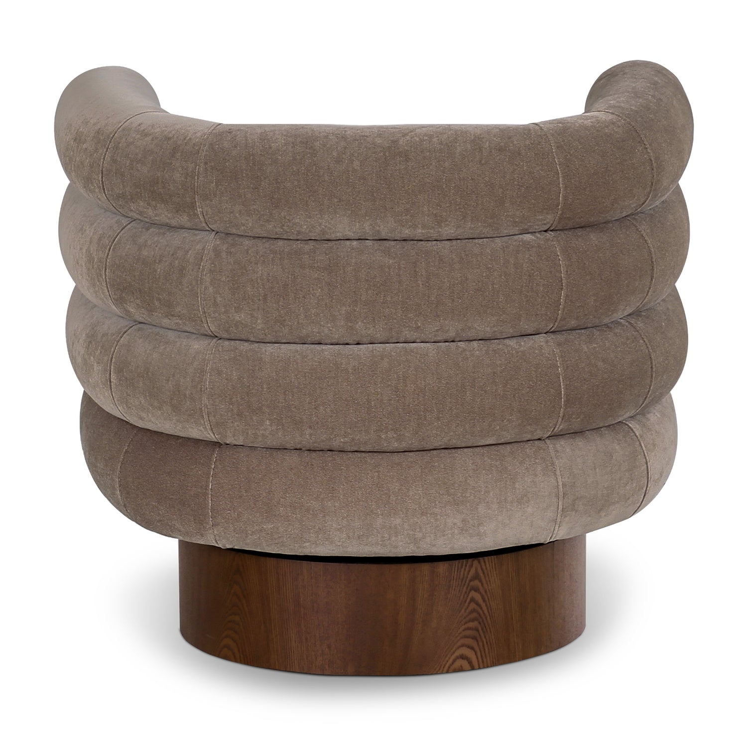 Rome Swivel Lounge Chair | Fawn Brown 