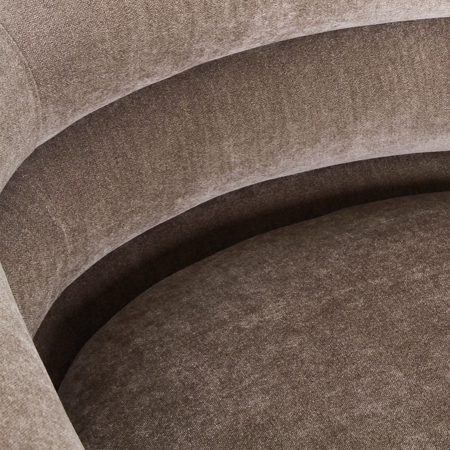 Rome Swivel Lounge Chair | Fawn Brown 