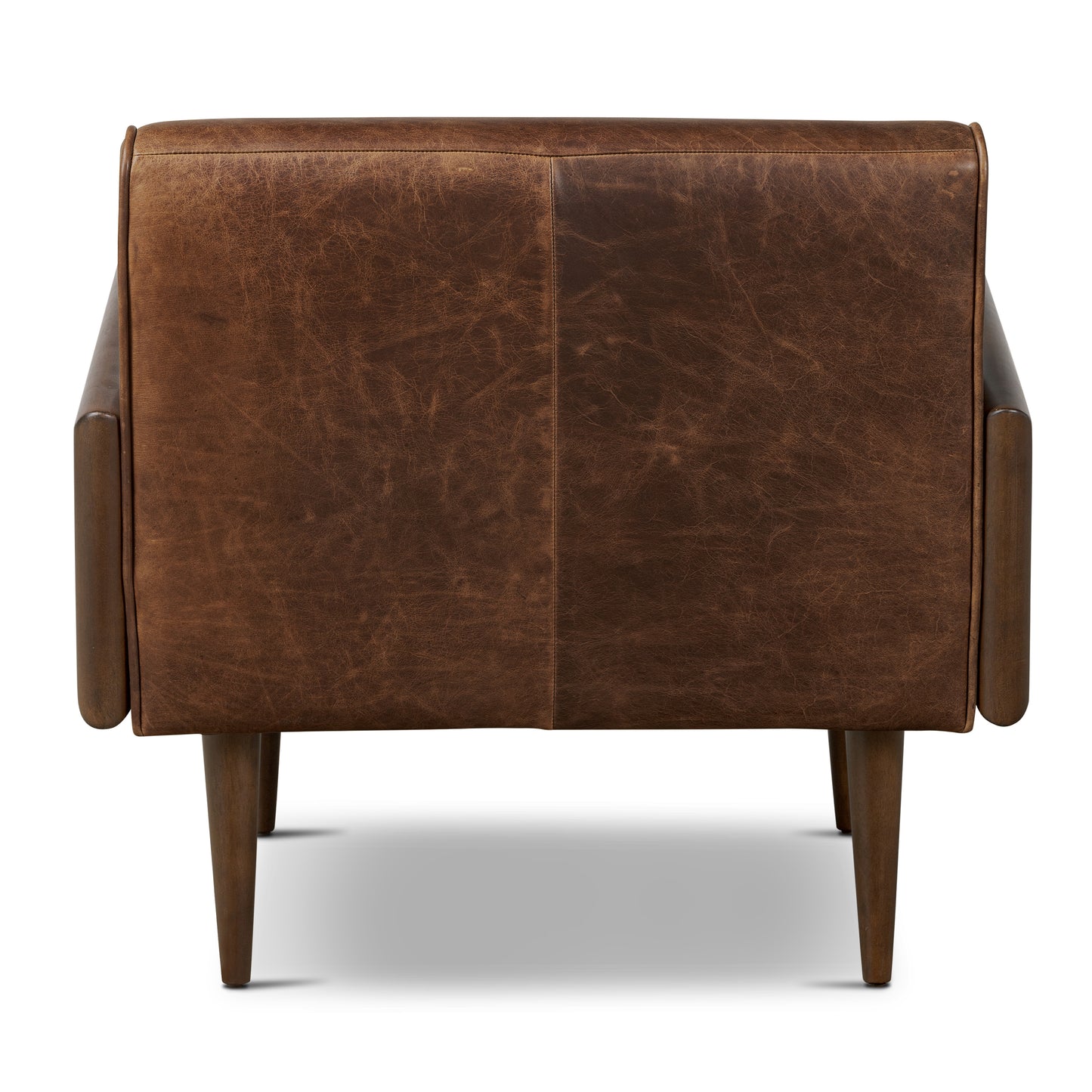 Viborg Leather Lounge Chair | Chocolate Brown