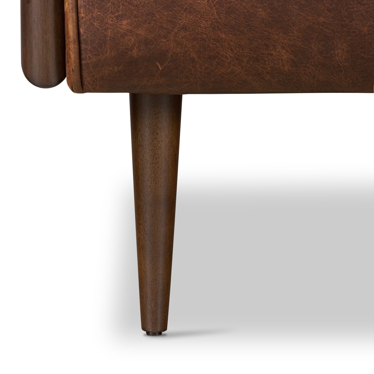 Viborg Leather Lounge Chair | Chocolate Brown