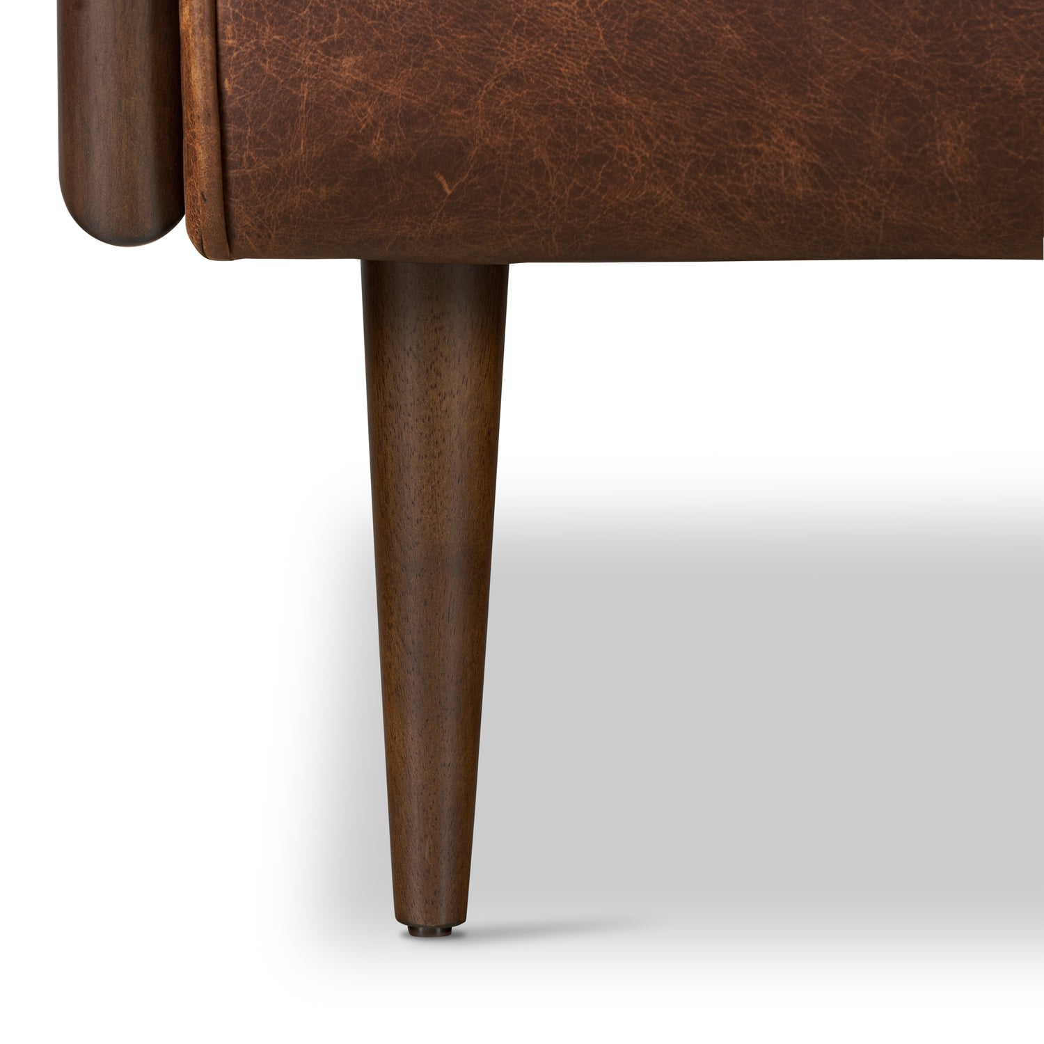 Viborg Leather Lounge Chair | Chocolate Brown 