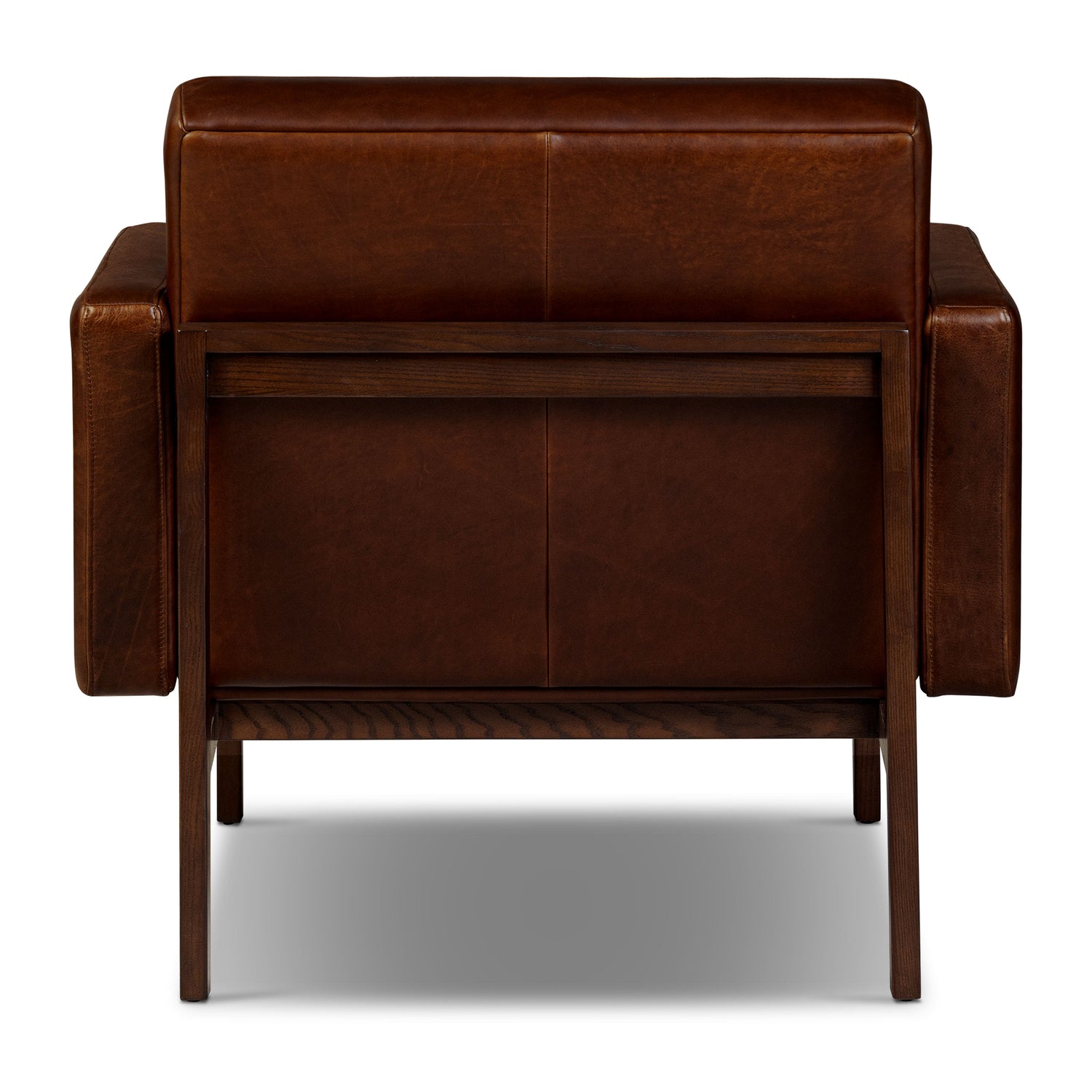 Herstal Leather Lounge Chair | Oscuro Brown 