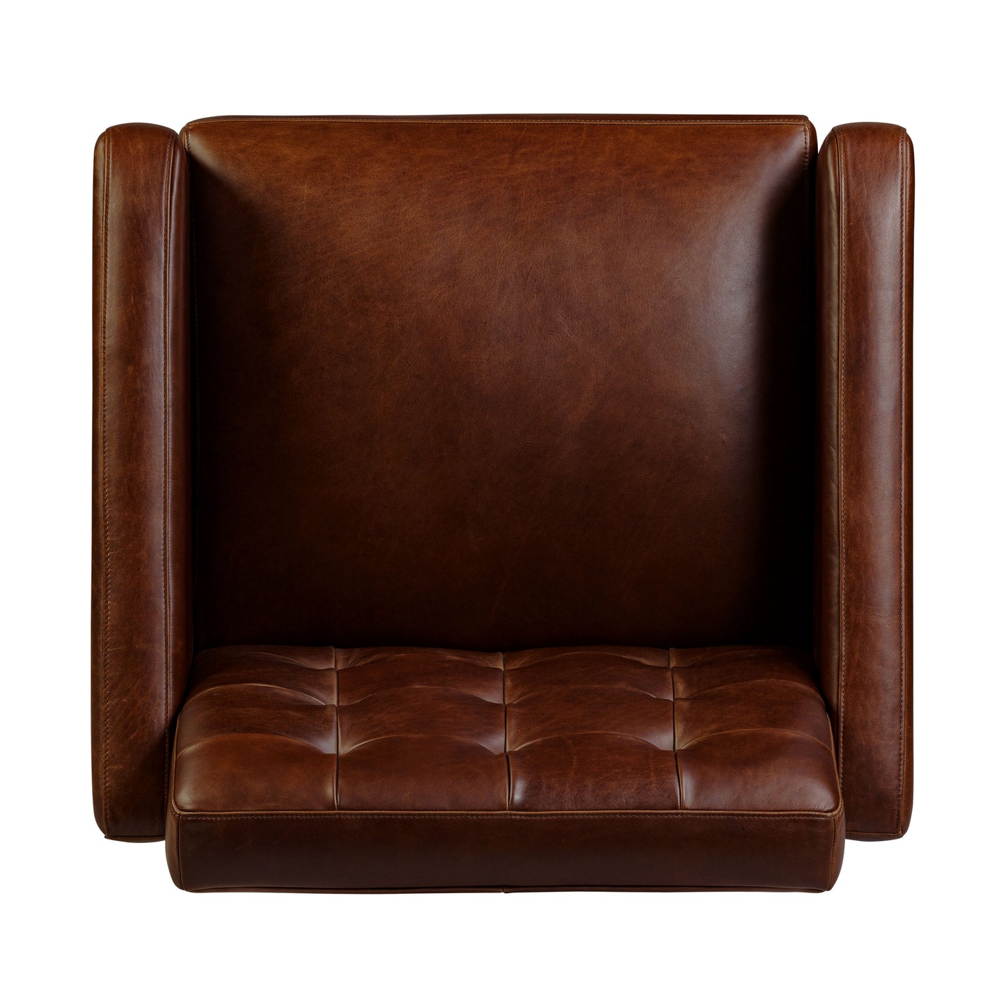 Herstal Leather Lounge Chair | Oscuro Brown