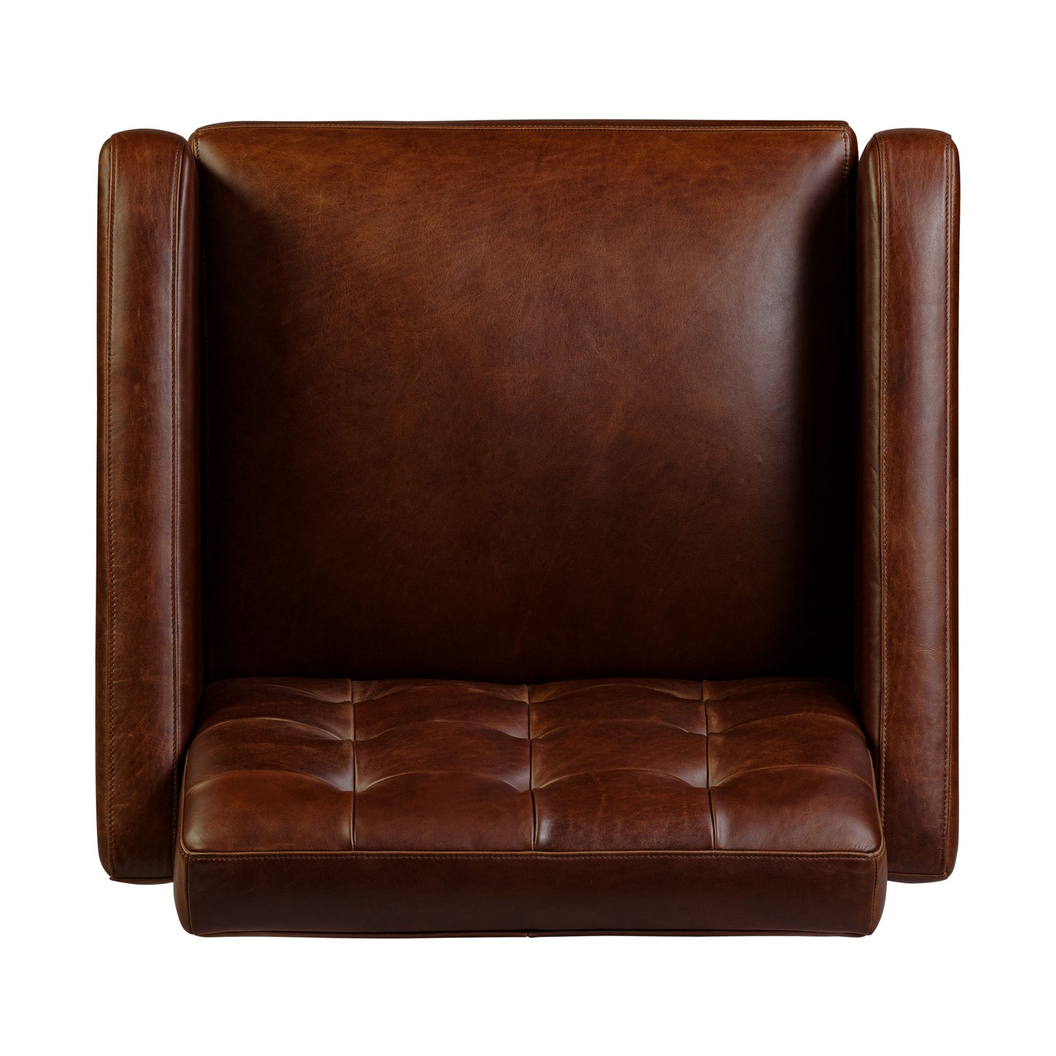 Herstal Leather Lounge Chair | Oscuro Brown 