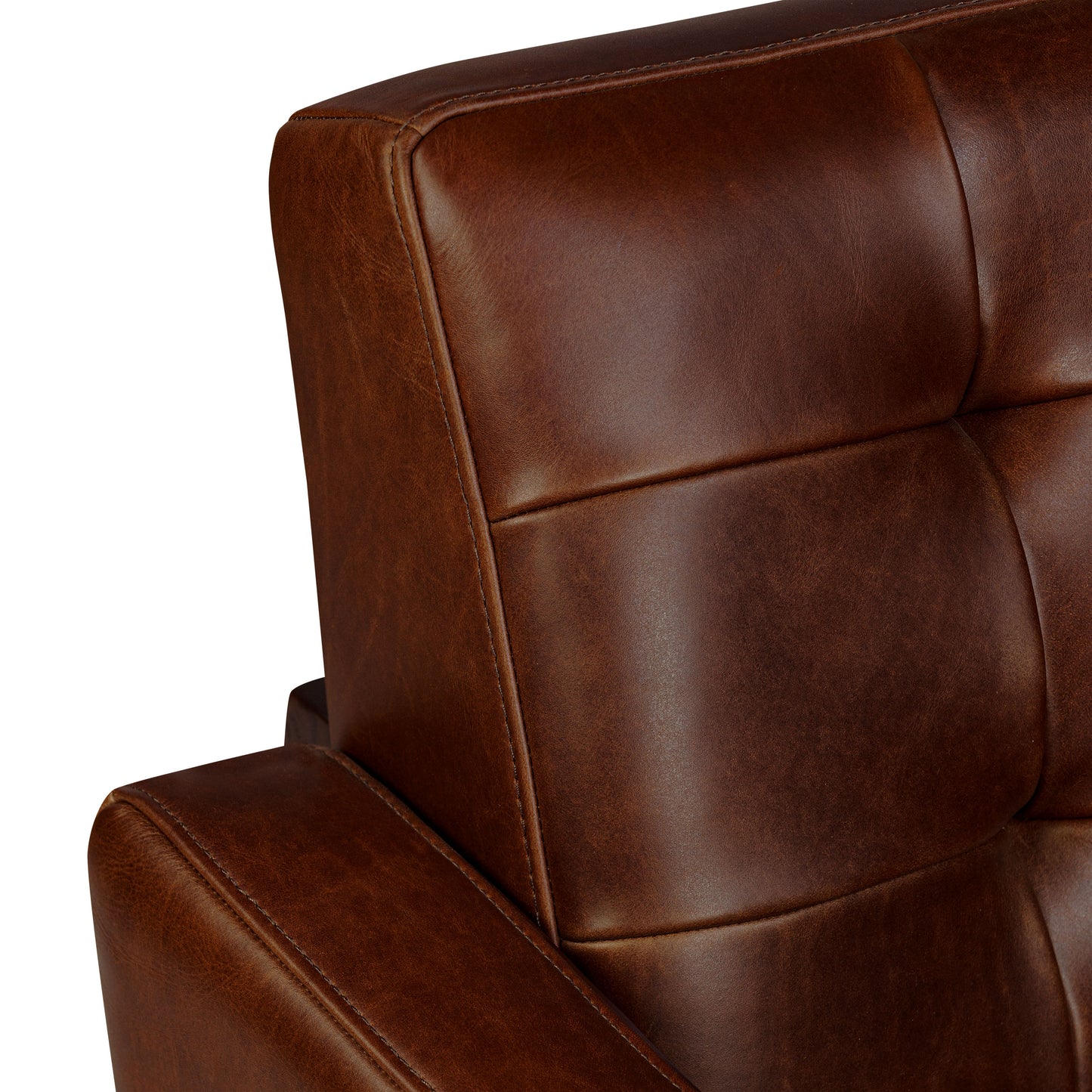 Herstal Leather Lounge Chair | Oscuro Brown