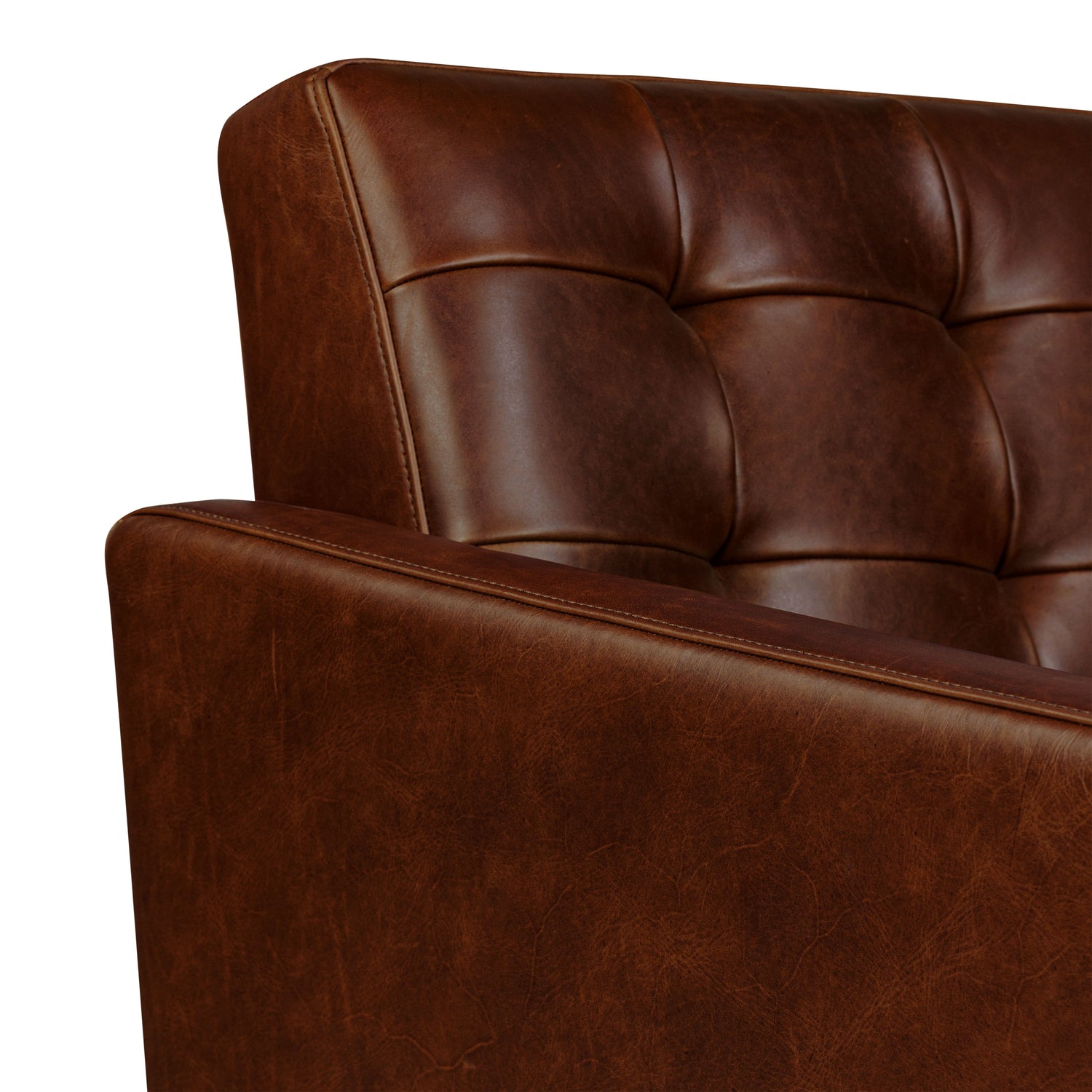 Herstal Leather Lounge Chair | Oscuro Brown 