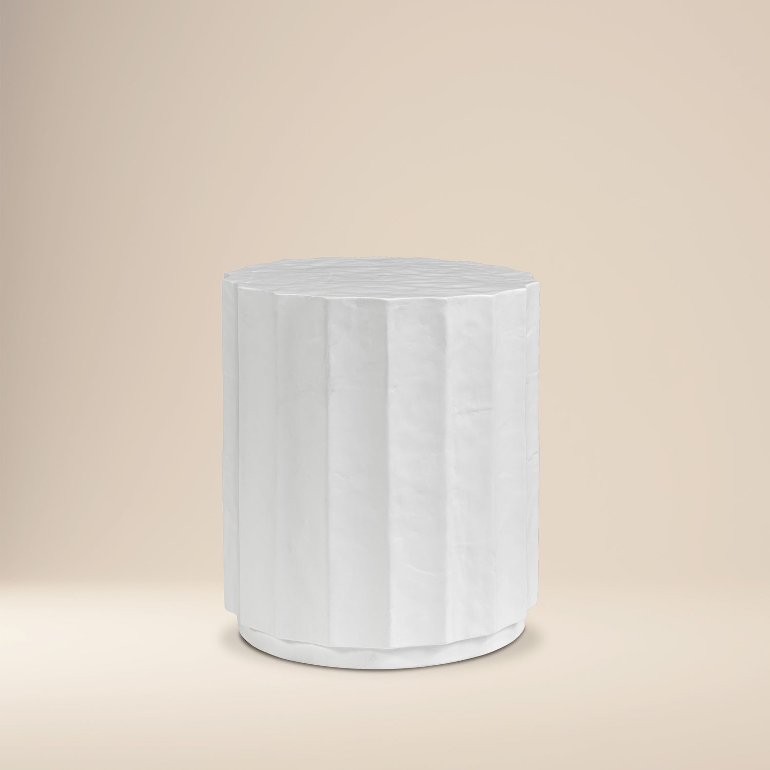 Kavala Side Table | Ivory Concrete 