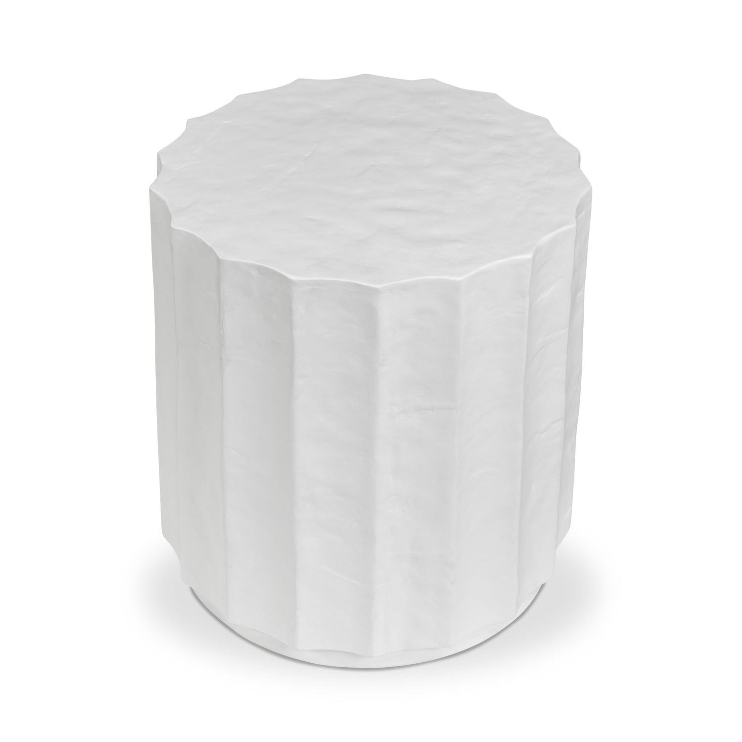Kavala Side Table | Ivory Concrete 