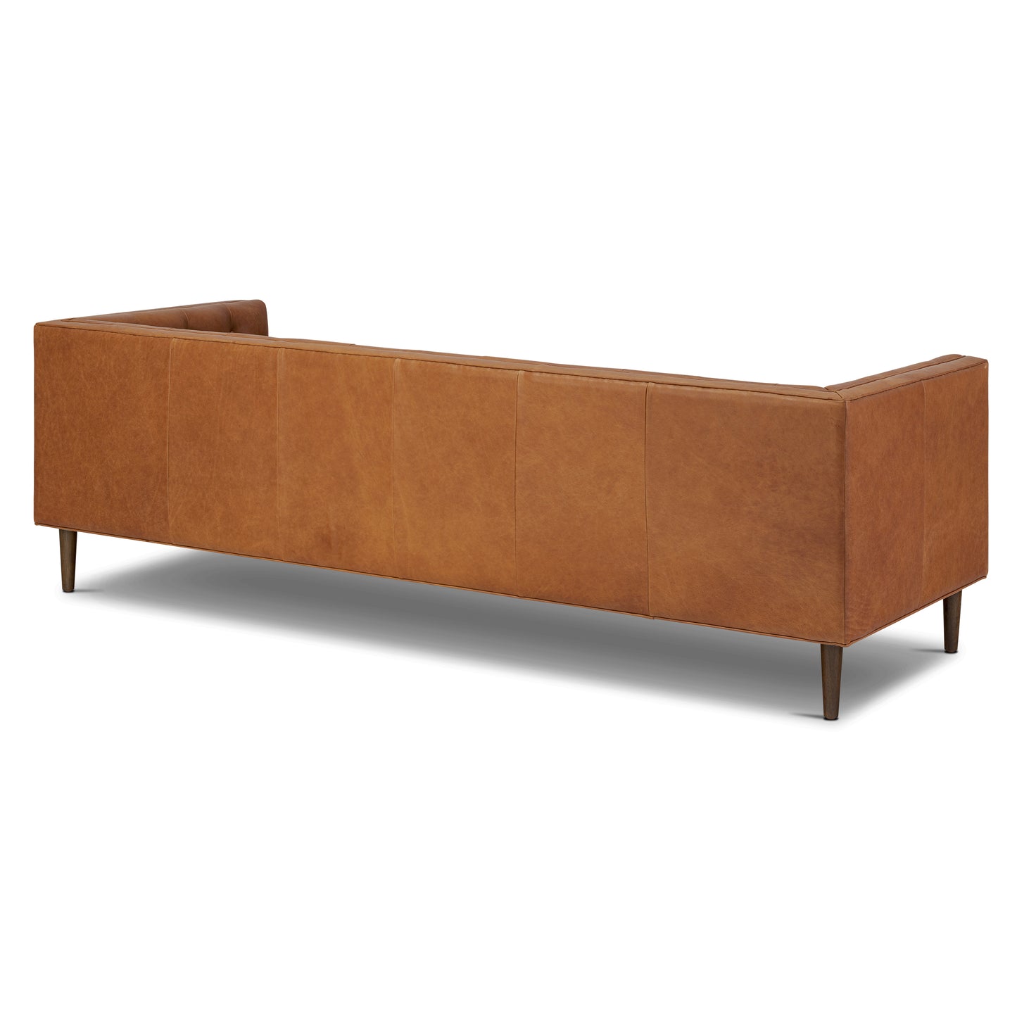 Castel 88.5" Leather Sofa | Saddle Tan