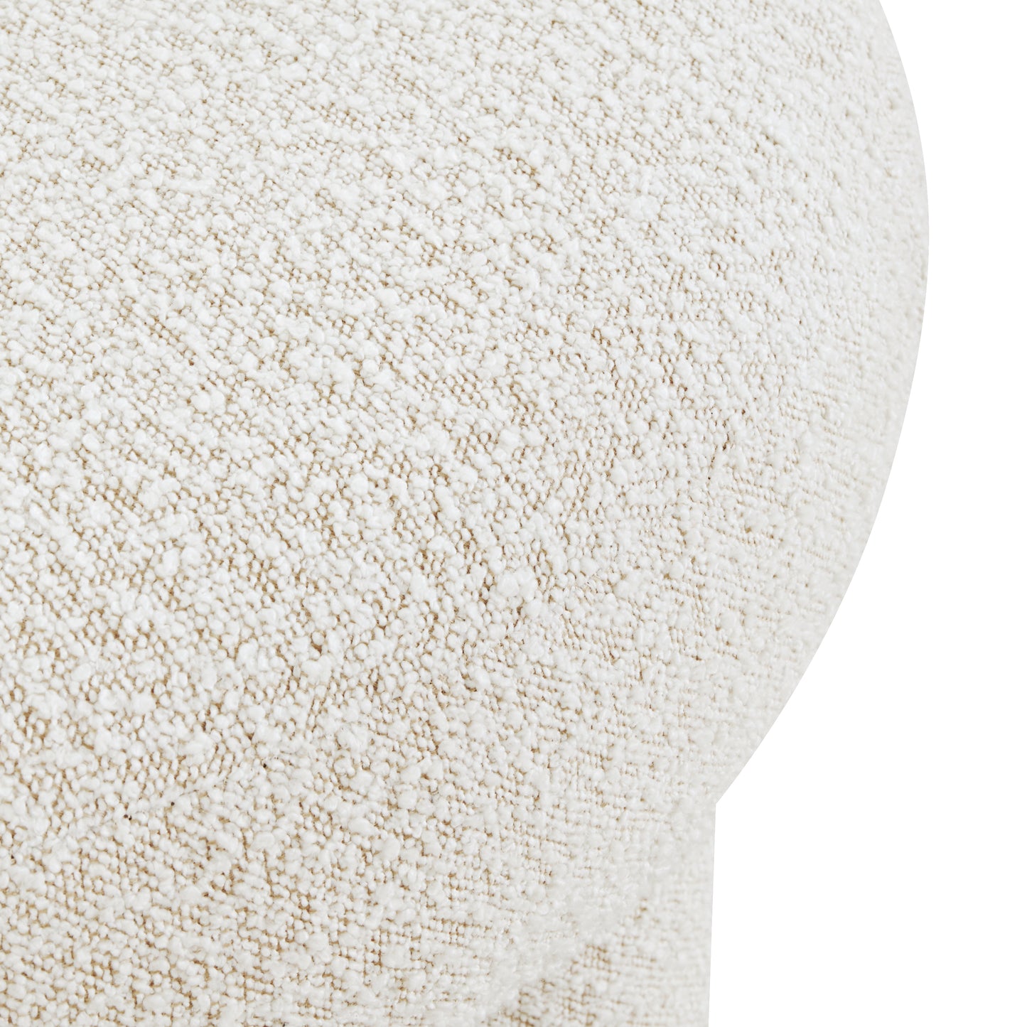Circa Ottoman | Froth White Boucle