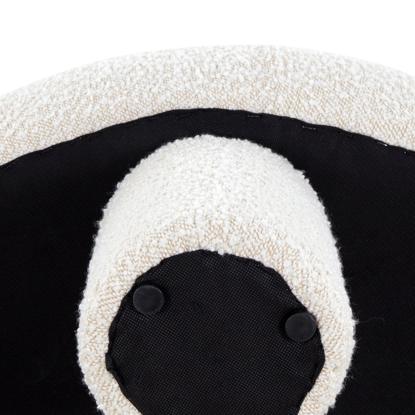 Circa Ottoman | Froth White Boucle