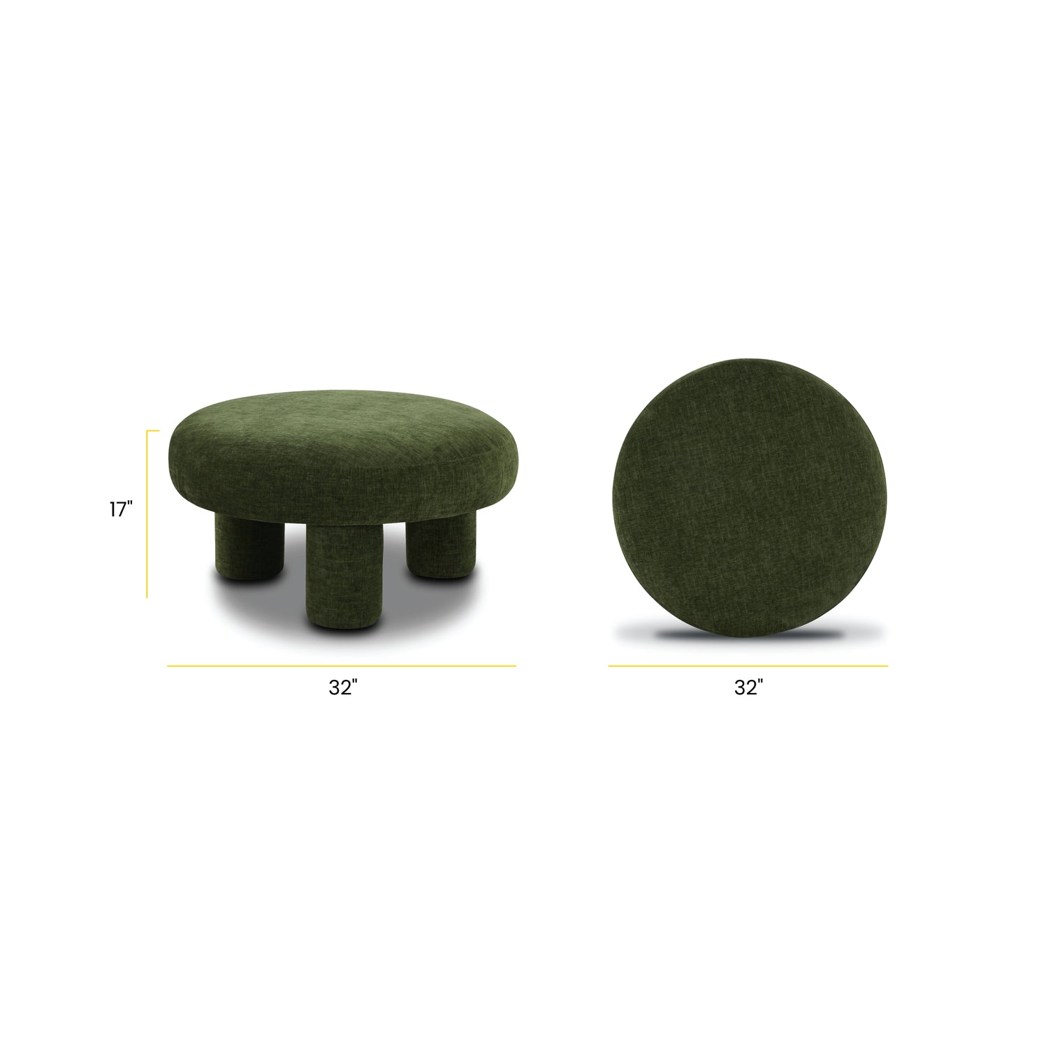 Circa Ottoman | Mello Green 