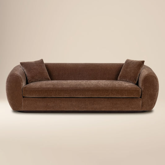 Bourges 99" Sofa | Bronzer Brown