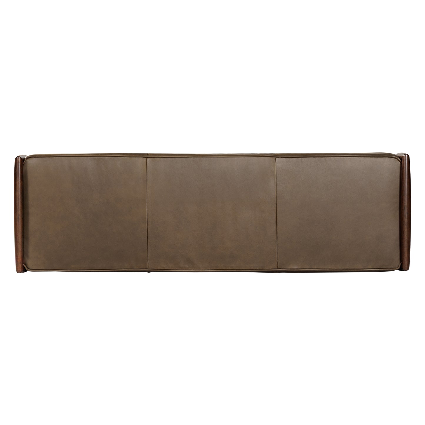 Cura 53.5" Leather Bench | Cocoa Brown