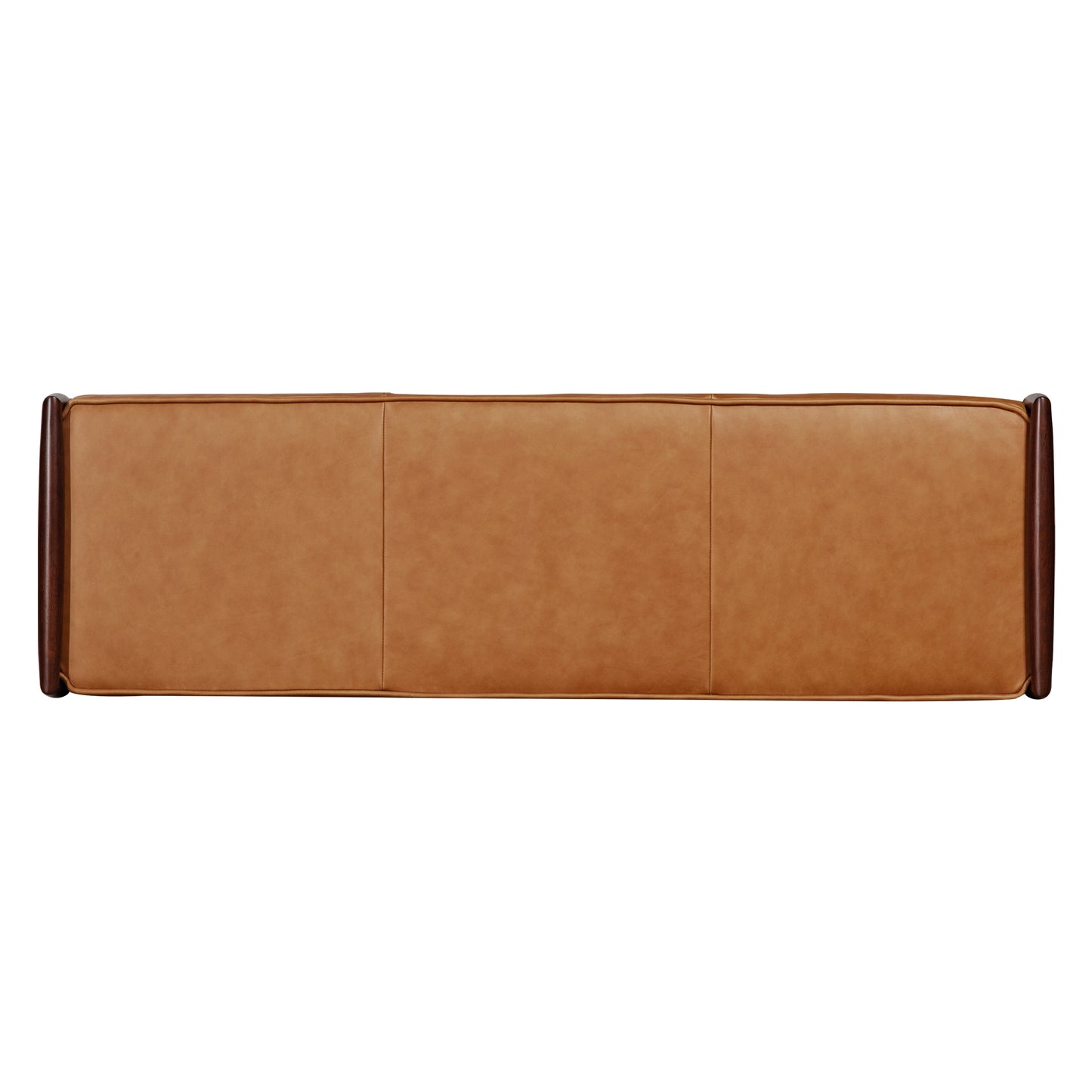 Cura 53.5" Leather Bench | Cognac Tan