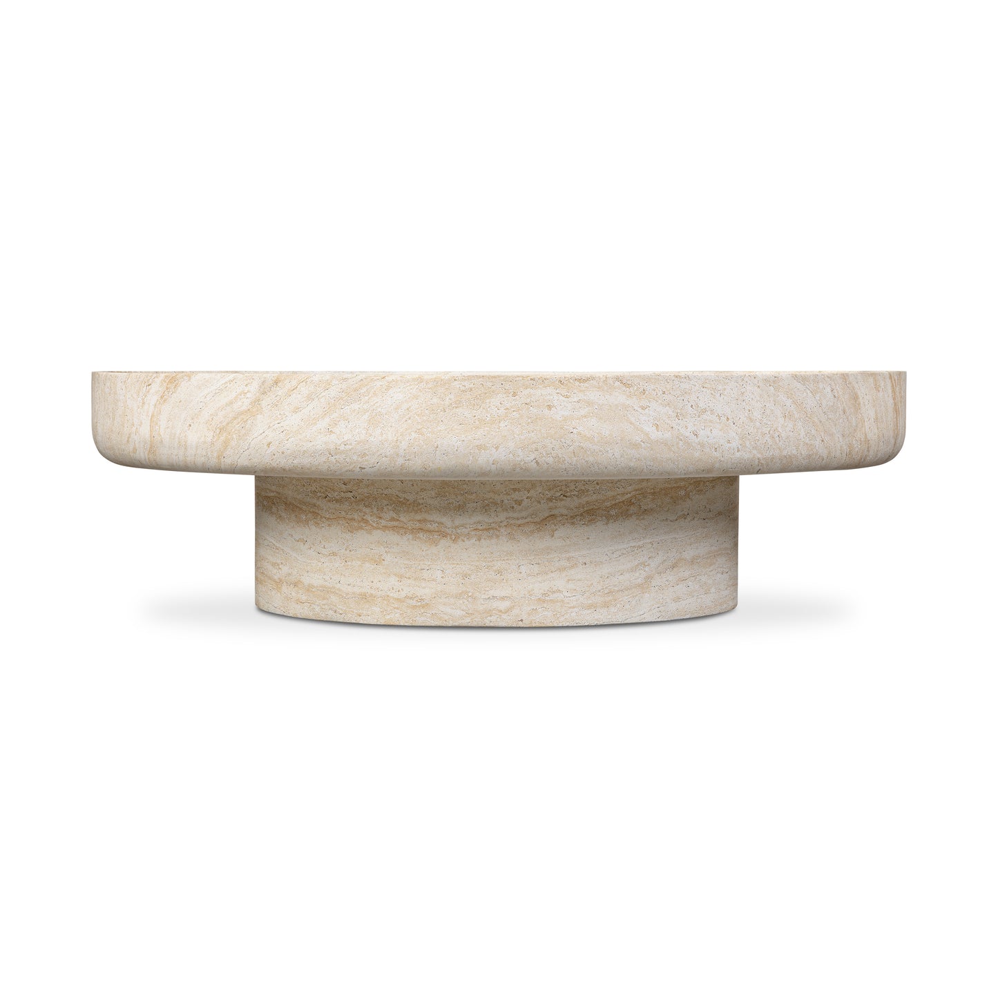 Odette 52" Coffee Table | Travertine