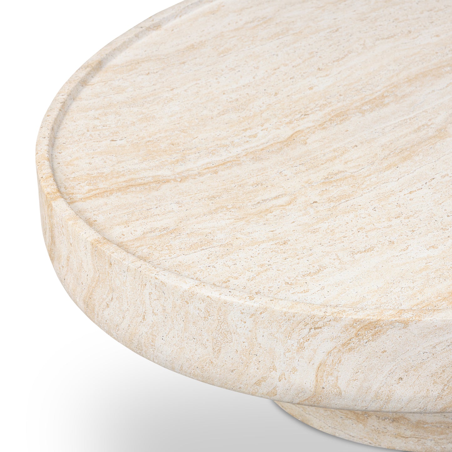 Odette 52" Coffee Table | Travertine