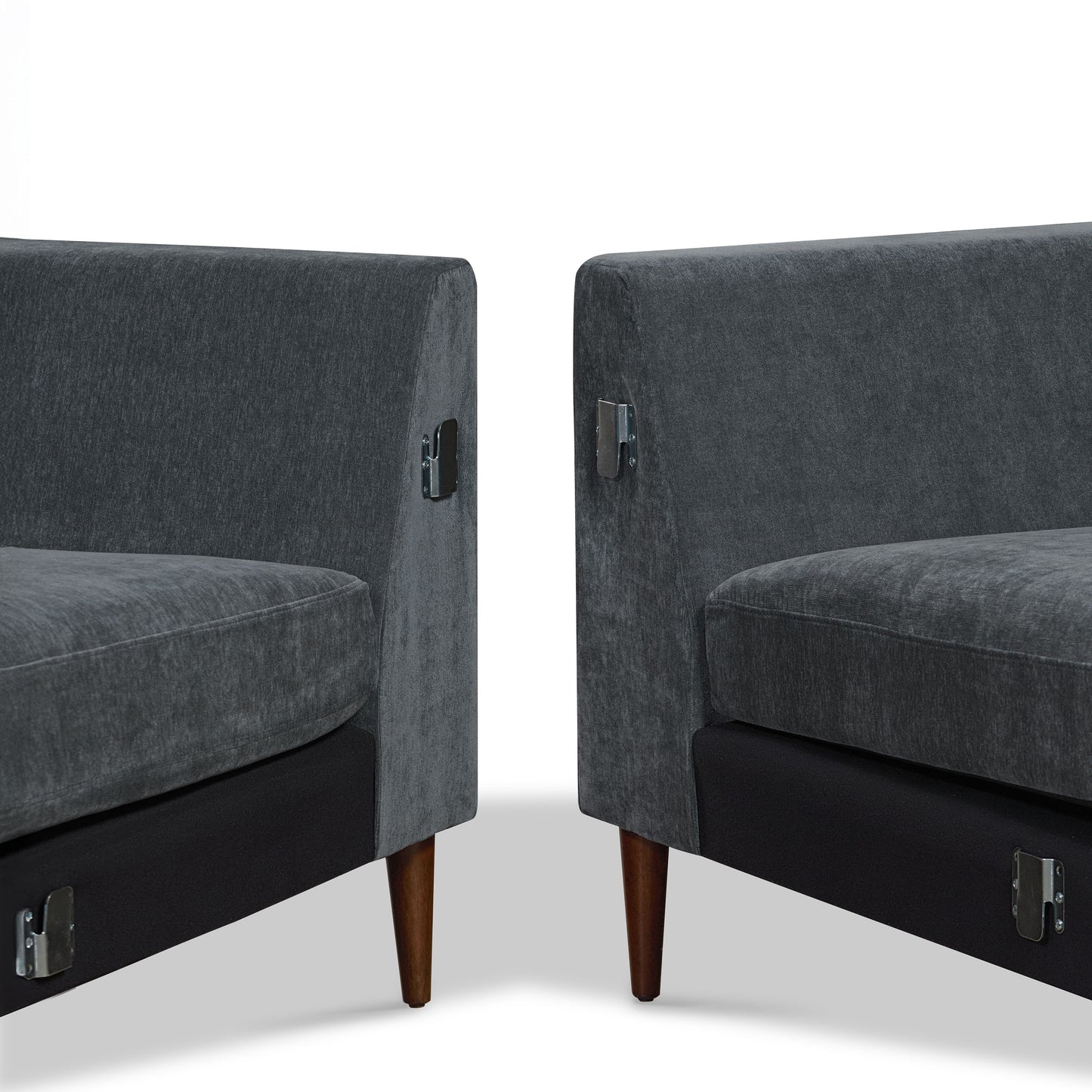 Lucerne Left-Facing Sectional with Extra-Wide Chaise | Boreal Blue