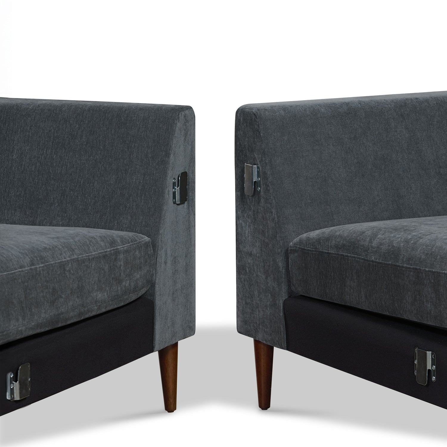 Lucerne Left-Facing Sectional with Extra-Wide Chaise | Boreal Blue 