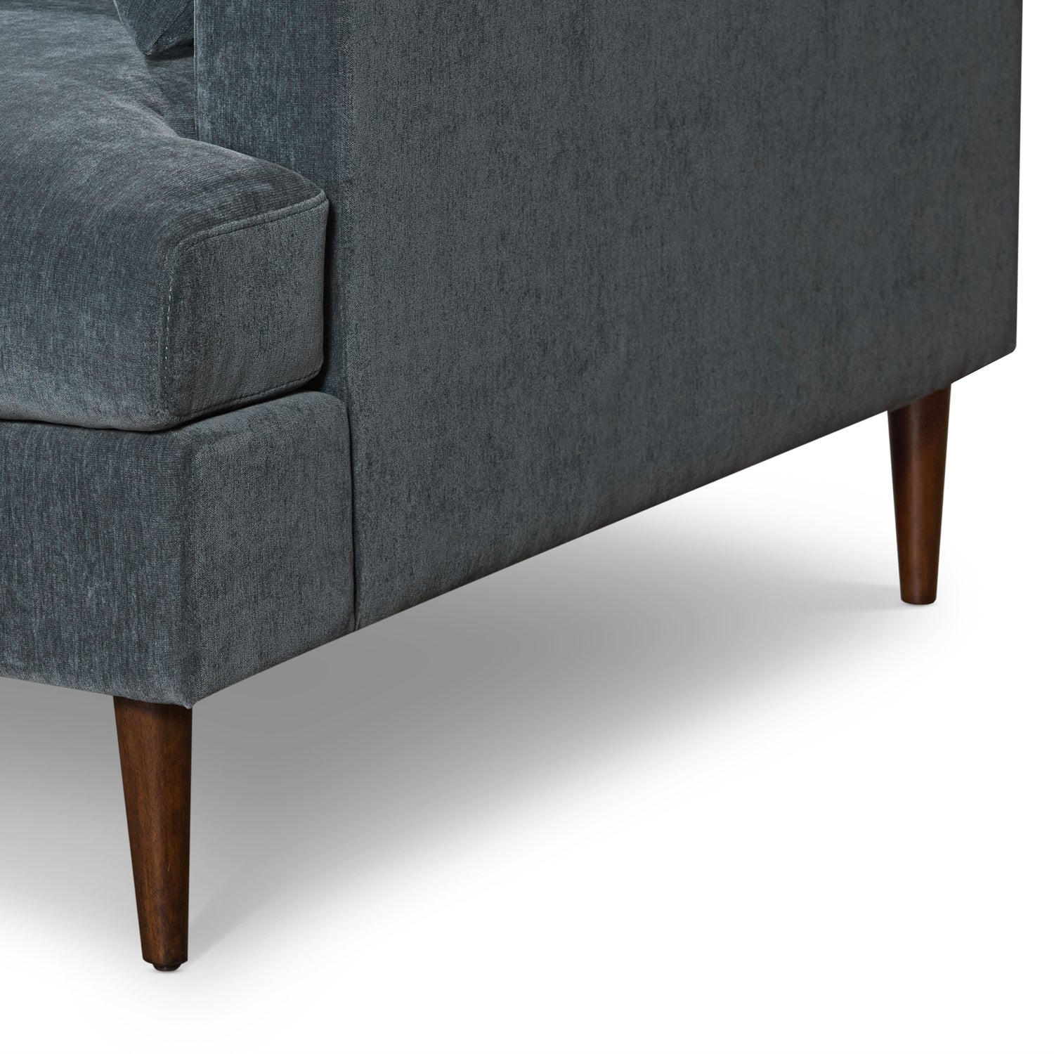 Lucerne Left-Facing Sectional with Extra-Wide Chaise | Boreal Blue 