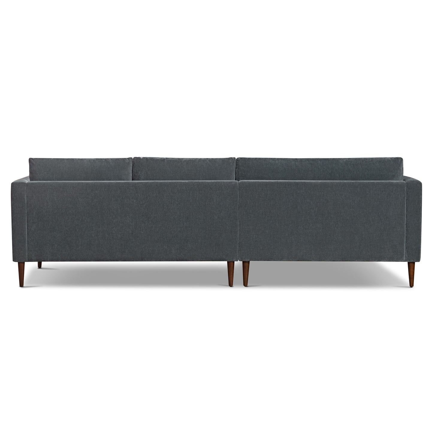Lucerne Left-Facing Sectional with Extra-Wide Chaise | Boreal Blue
