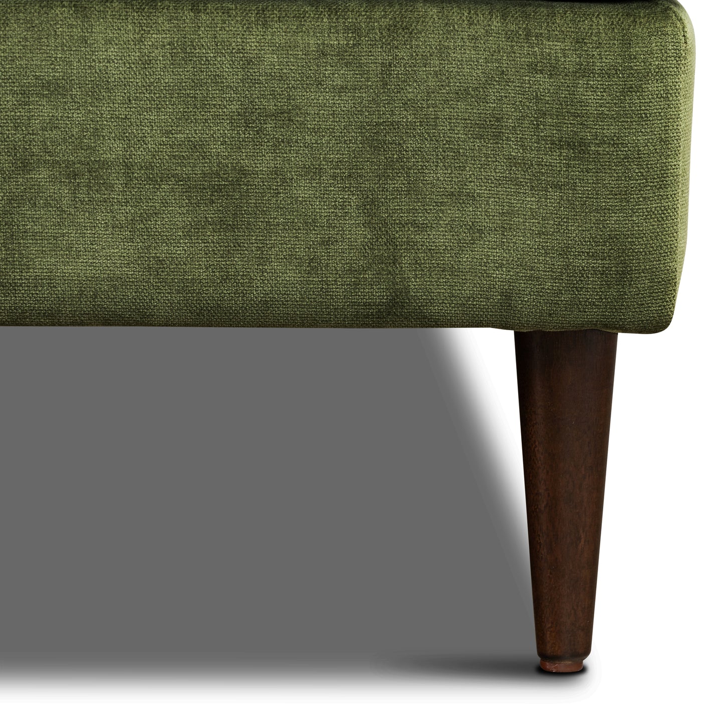 Lucerne Left-Facing Sectional with Extra-Wide Chaise | Distressed Green