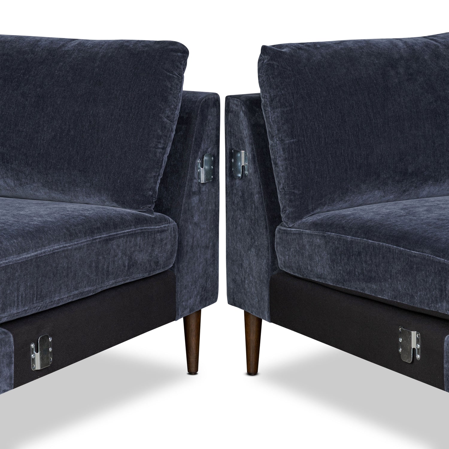 Lucerne Left-Facing Sectional with Extra-Wide Chaise | Mystic Blue 