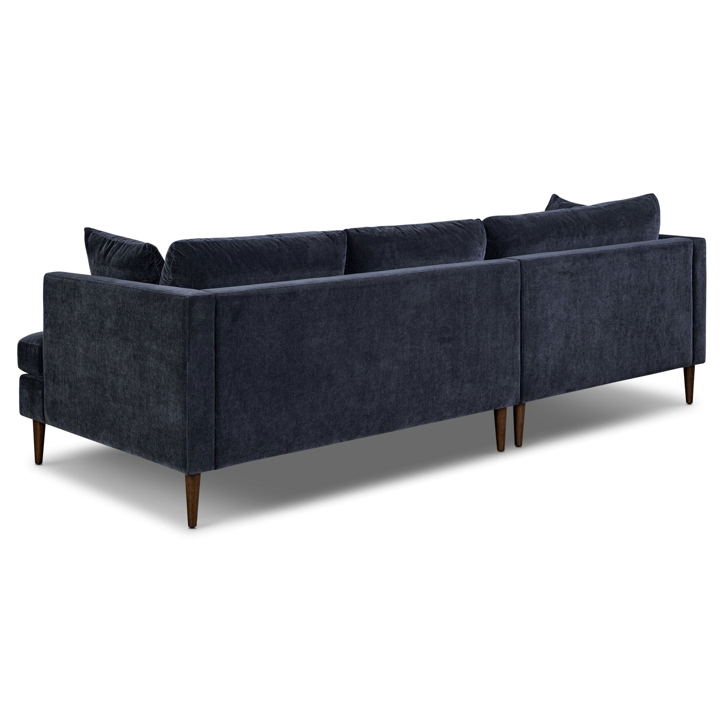 Lucerne Left-Facing Sectional with Extra-Wide Chaise | Mystic Blue