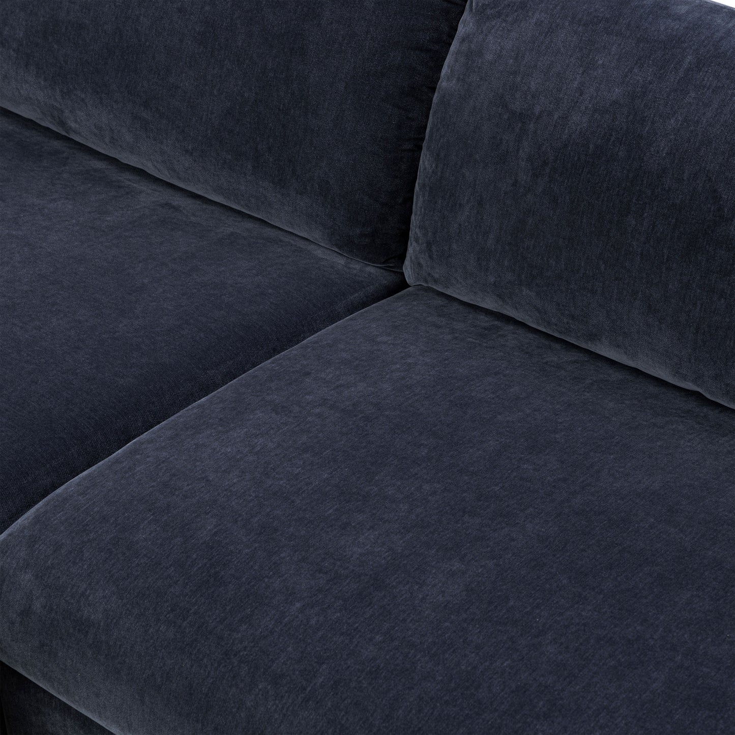 Lucerne Left-Facing Sectional with Extra-Wide Chaise | Mystic Blue