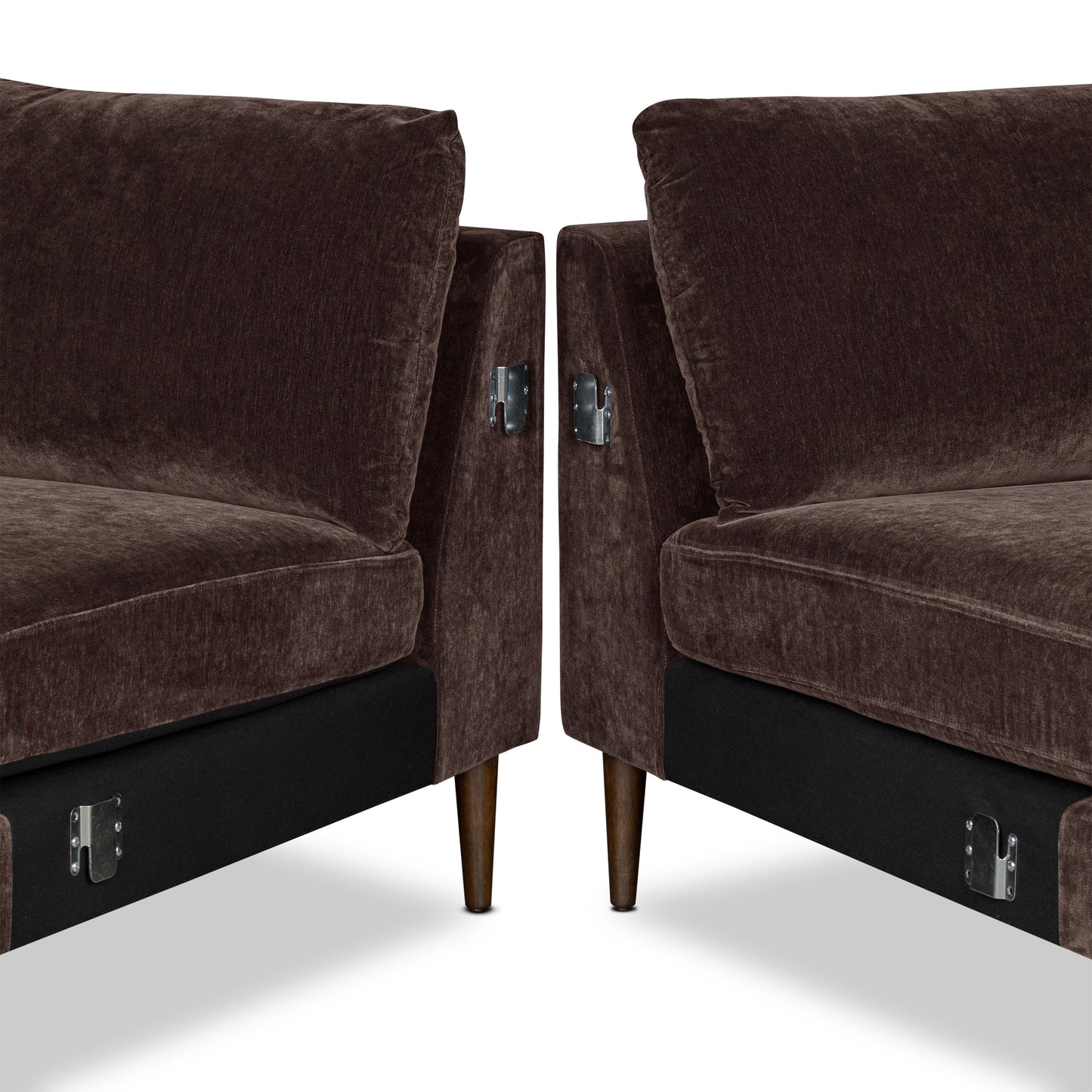 Lucerne Right-Facing Sectional with Extra-Wide Chaise | Sable Brown